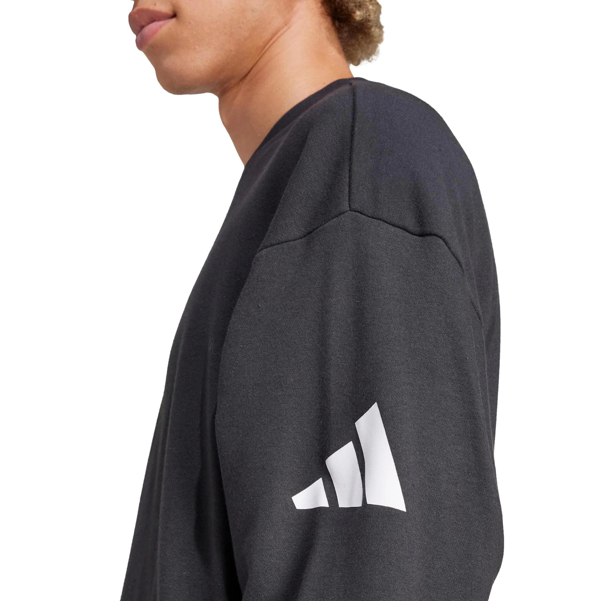 Essentials Loose Fit Sudadera Hombres-negro - Image 6