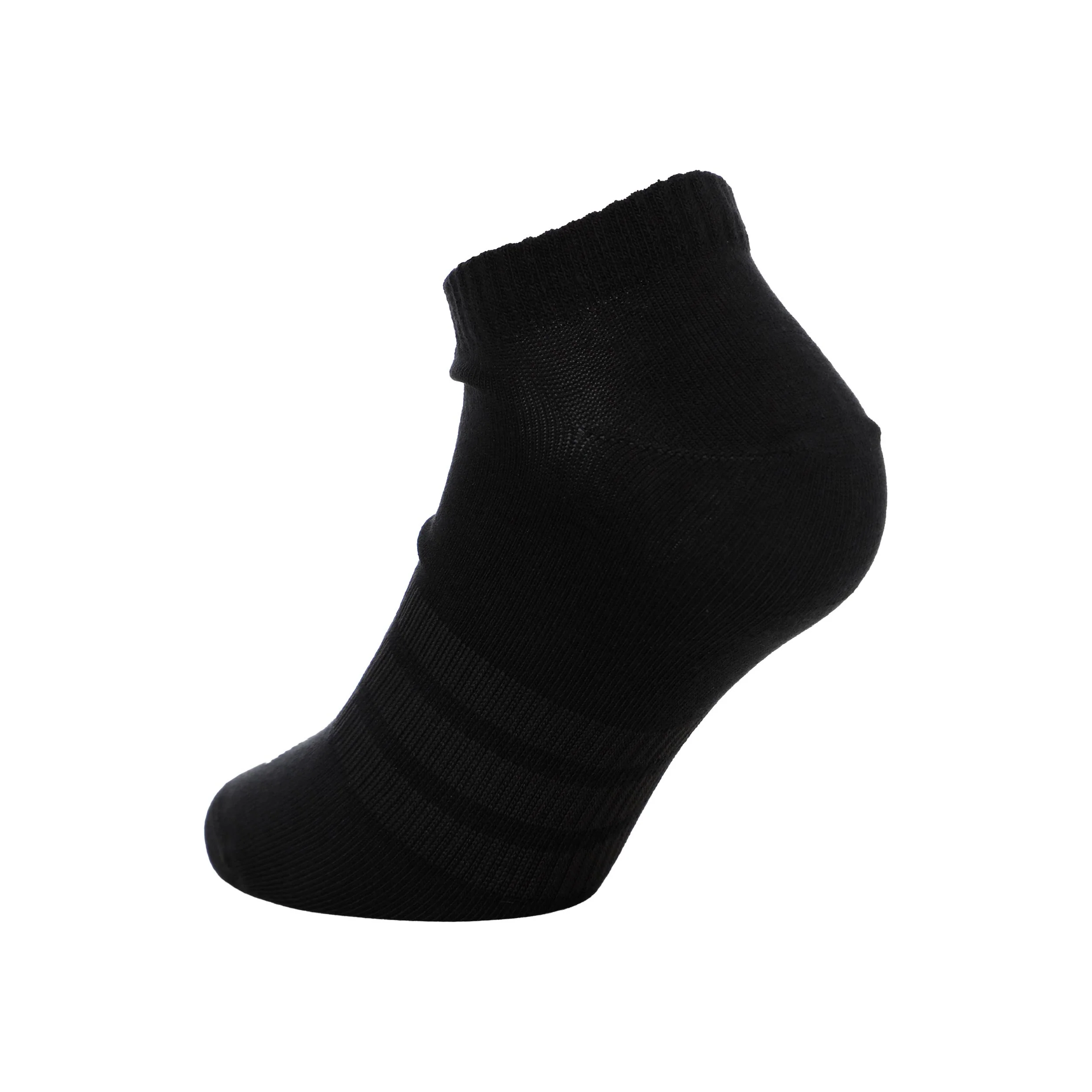 Essentials Low 3P Calcetines de tenis - Pack de 3 Unisex-negro - Image 4