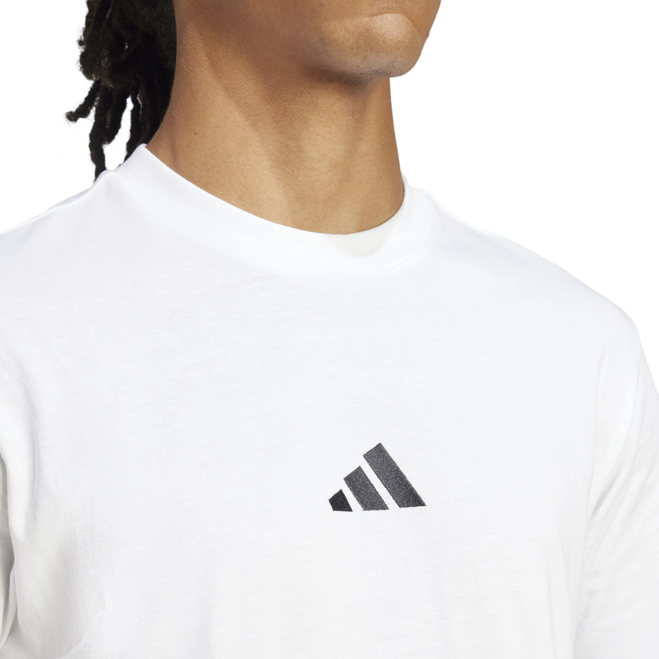 Essentials Small Logo Camiseta de manga corta Hombres - blanco, - Image 6