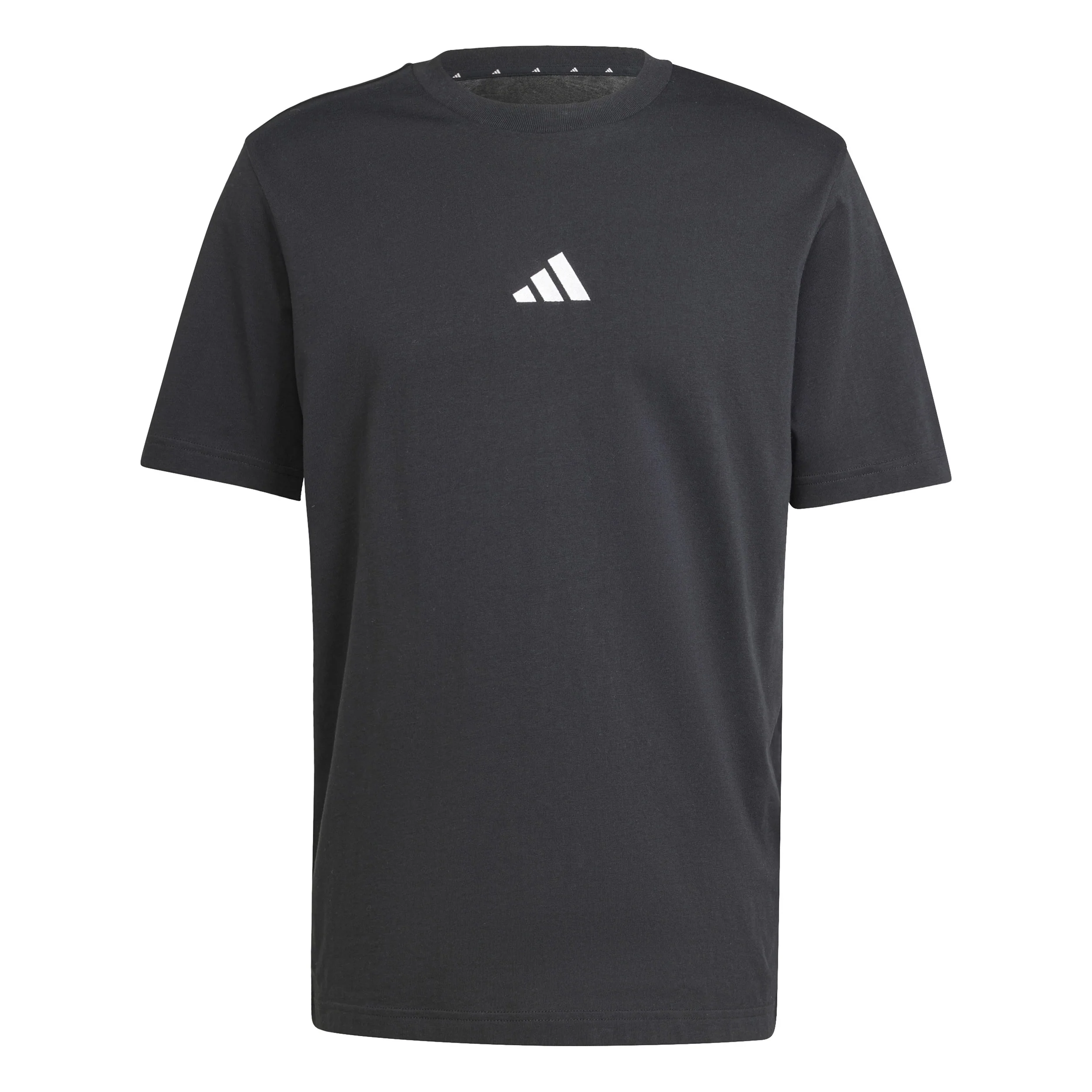 Essentials Small Logo Camiseta De Manga Corta Hombres-Negro