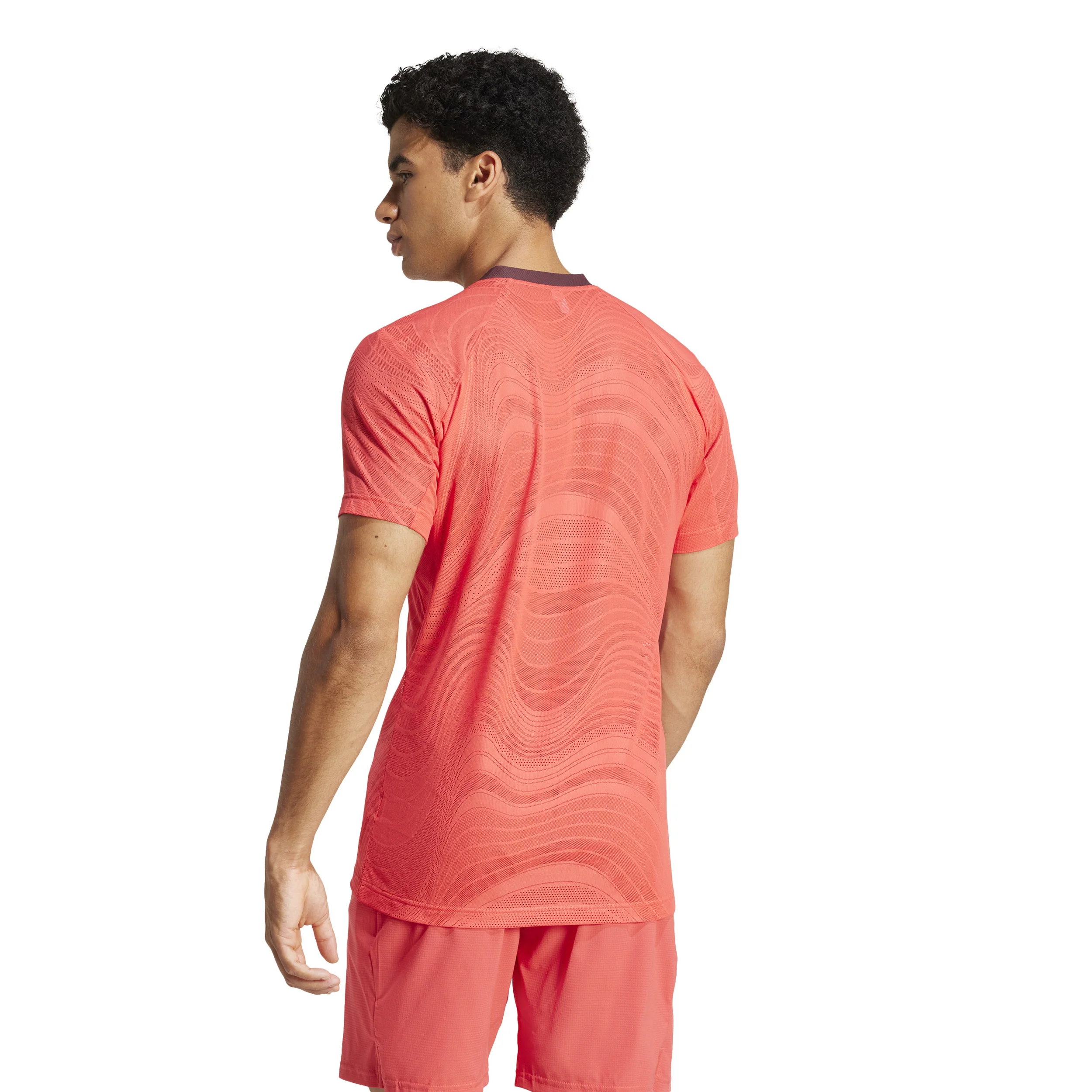 Freelift Mesh Pro Camiseta De Manga Corta Hombres-Rojo - Image 3