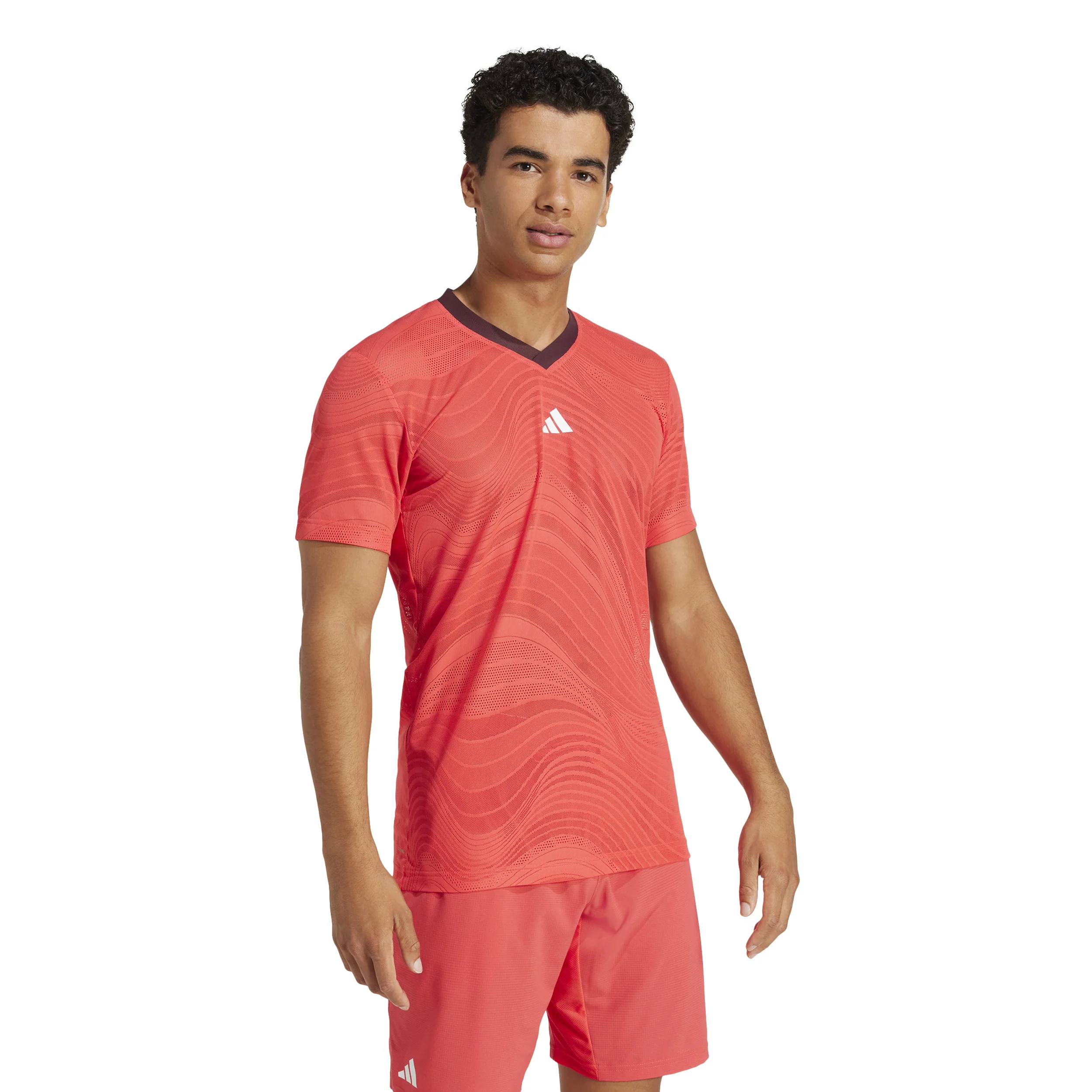 Freelift Mesh Pro Camiseta De Manga Corta Hombres-Rojo - Image 4