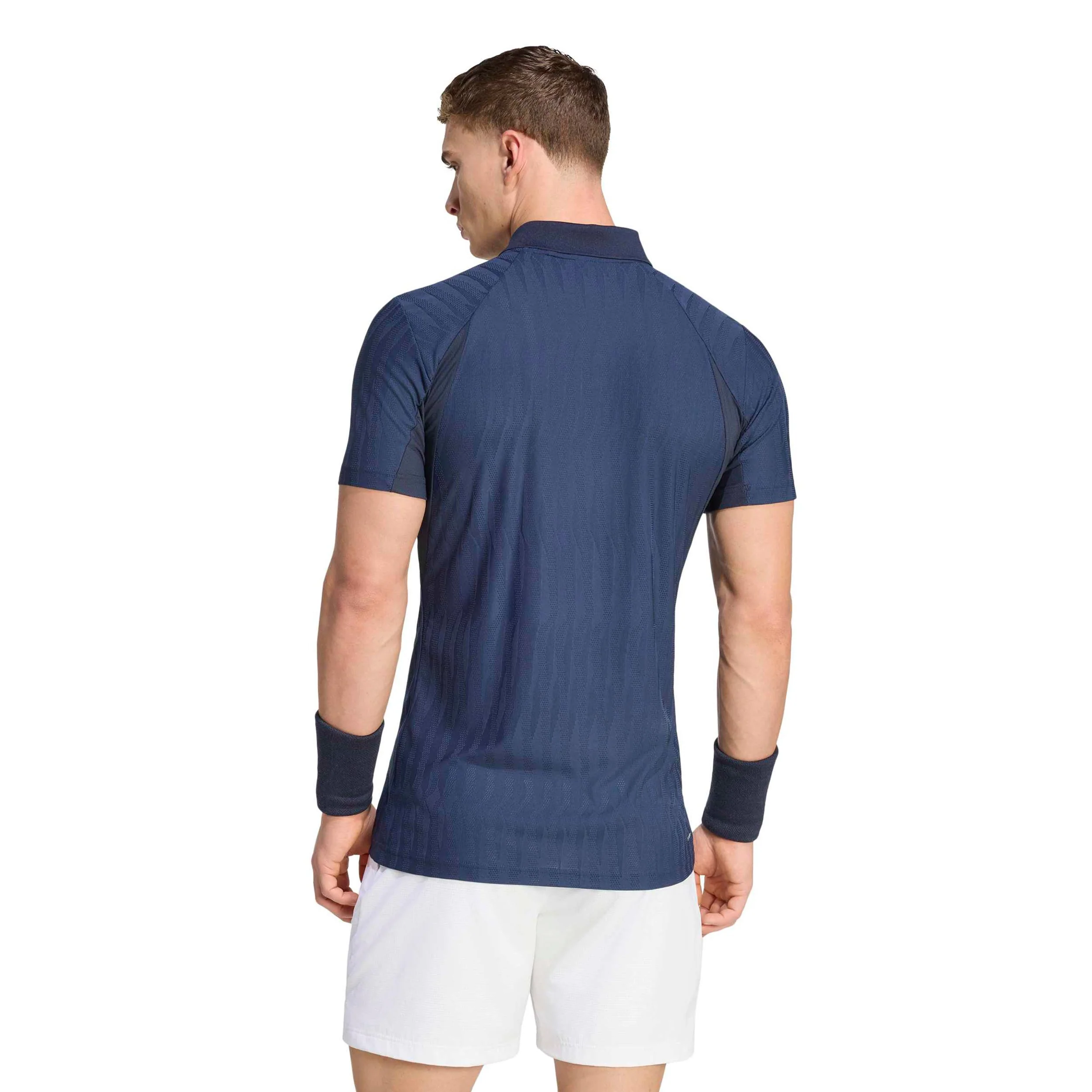 Freelift Polo Hombres - azul oscuro, blanco - Image 3