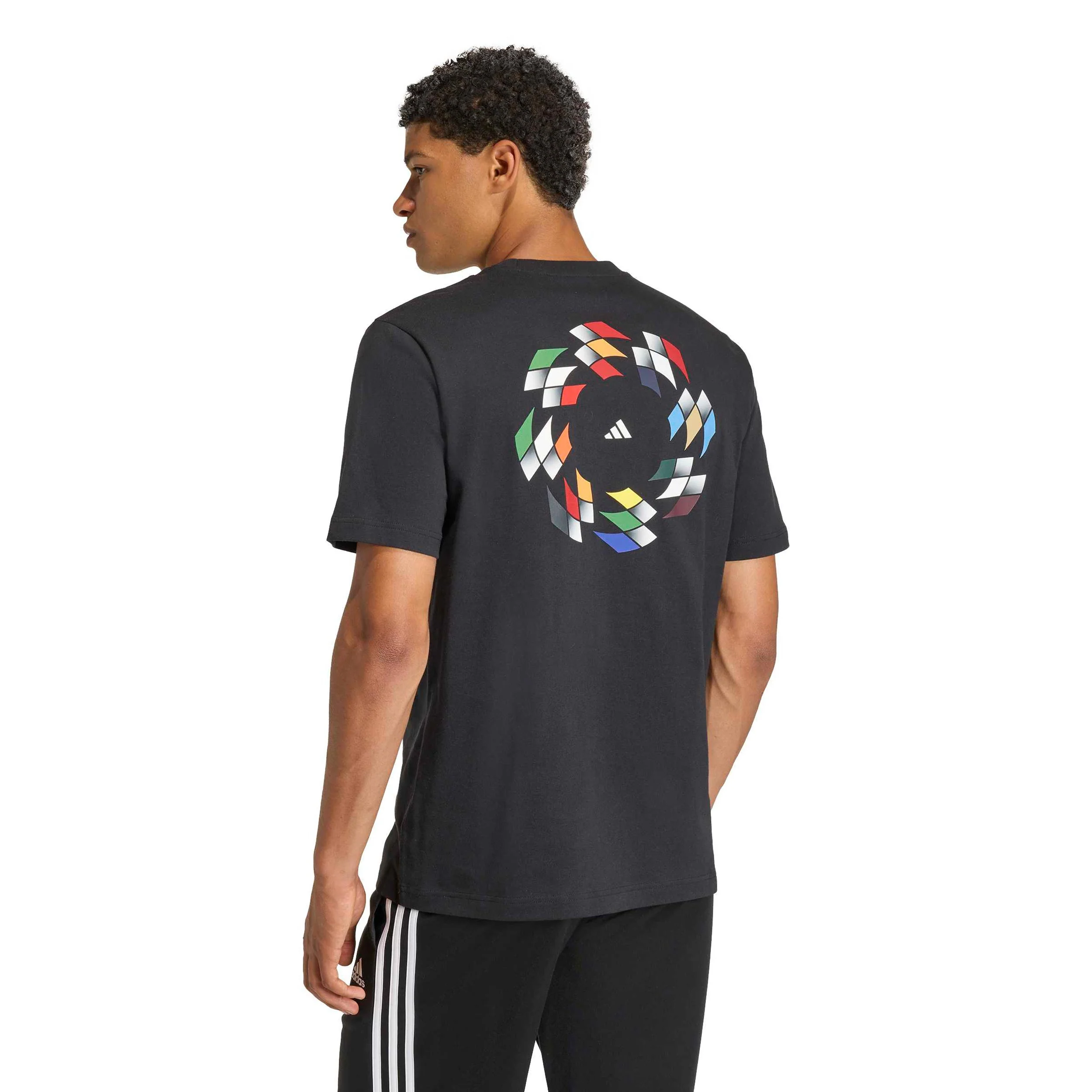 House of Tiro Nations Graphic Camiseta de manga corta Hombres - negro, multicolor - Image 3