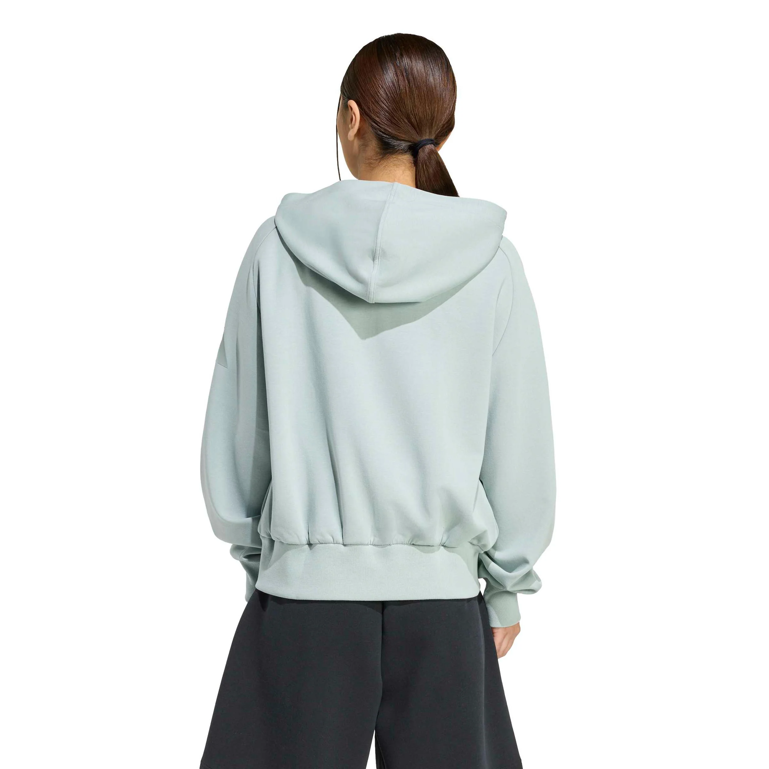 Lux Sudadera con cremallera Mujeres-salvia - Image 3