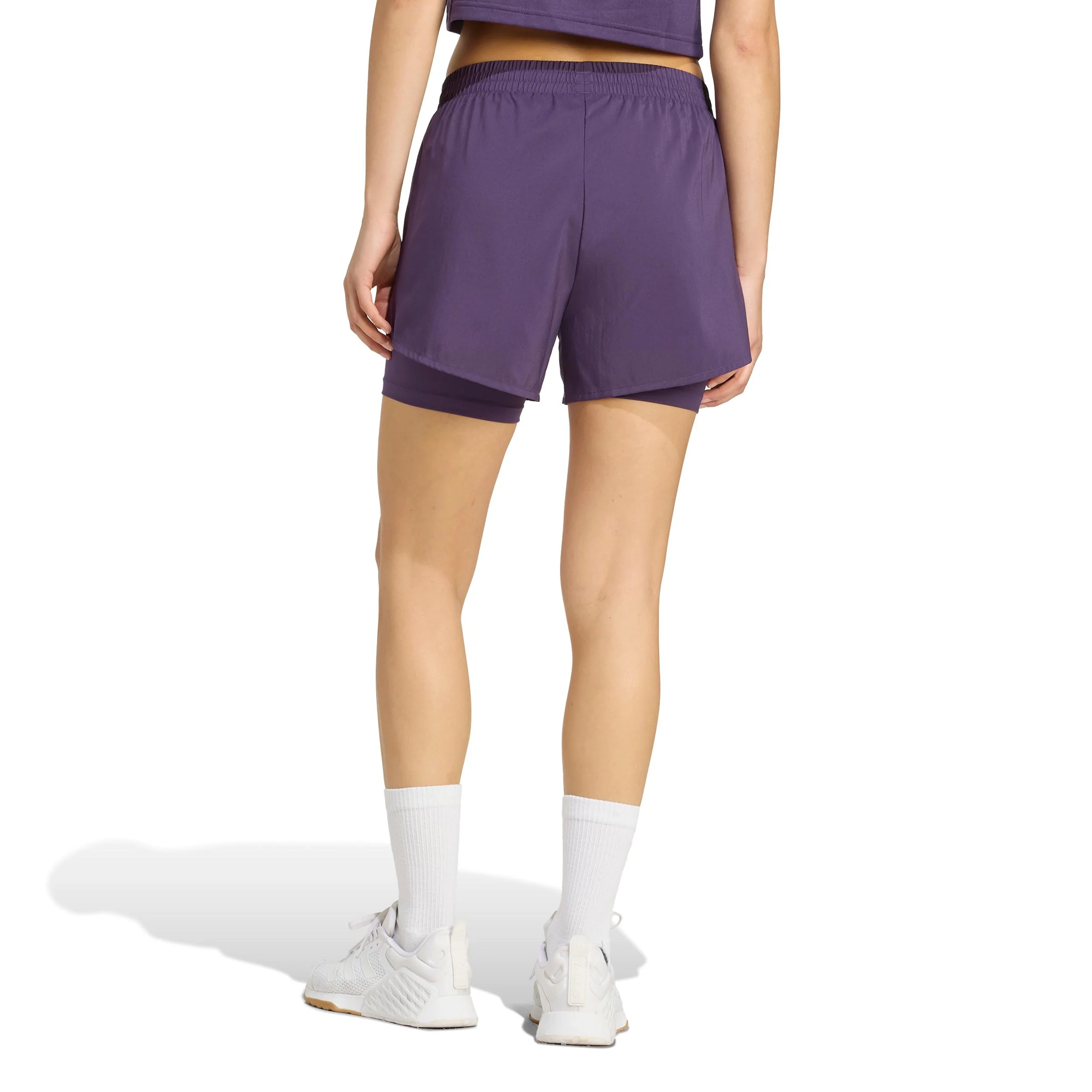MIN 2in1 Shorts Mujeres-lila - Image 3