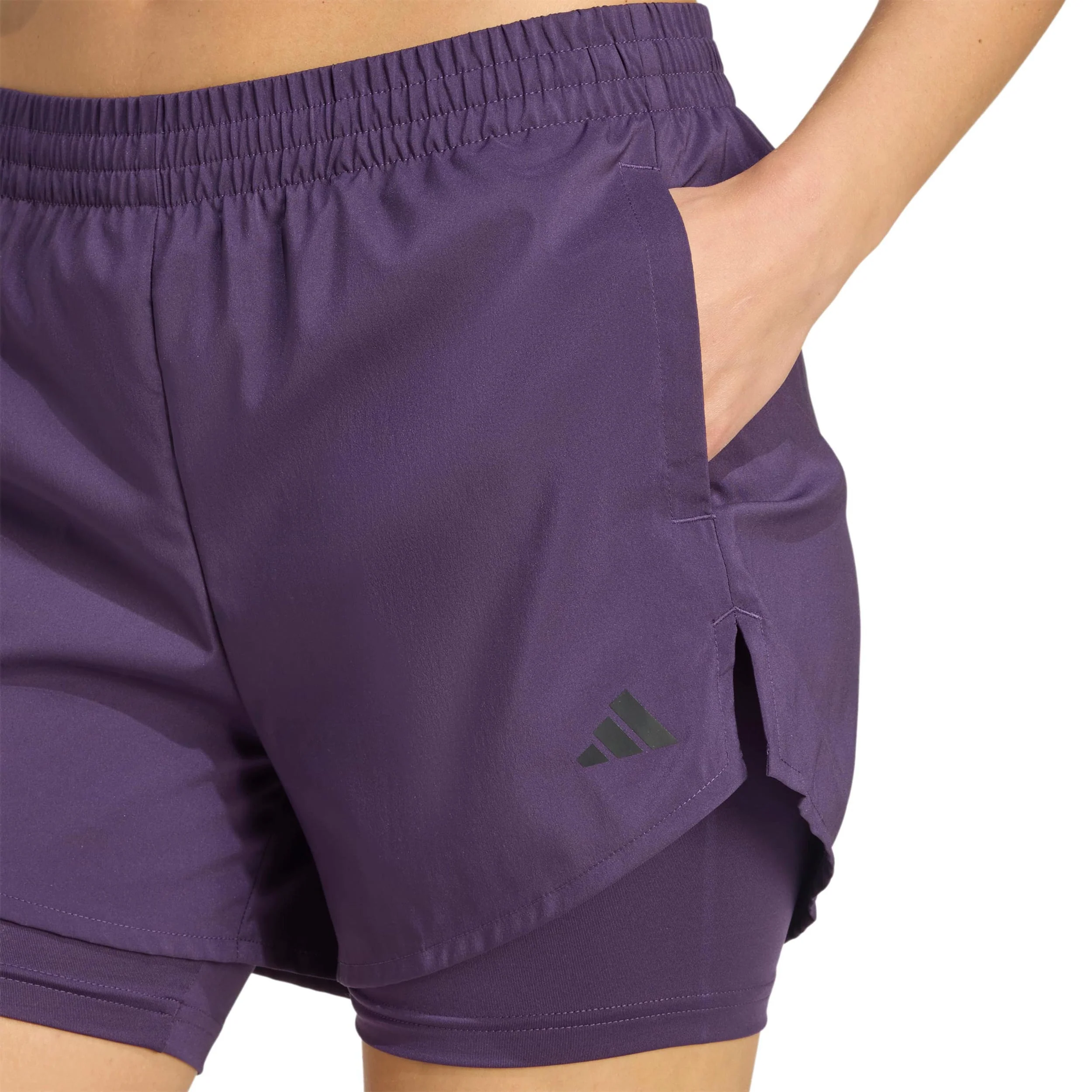 MIN 2in1 Shorts Mujeres-lila - Image 5