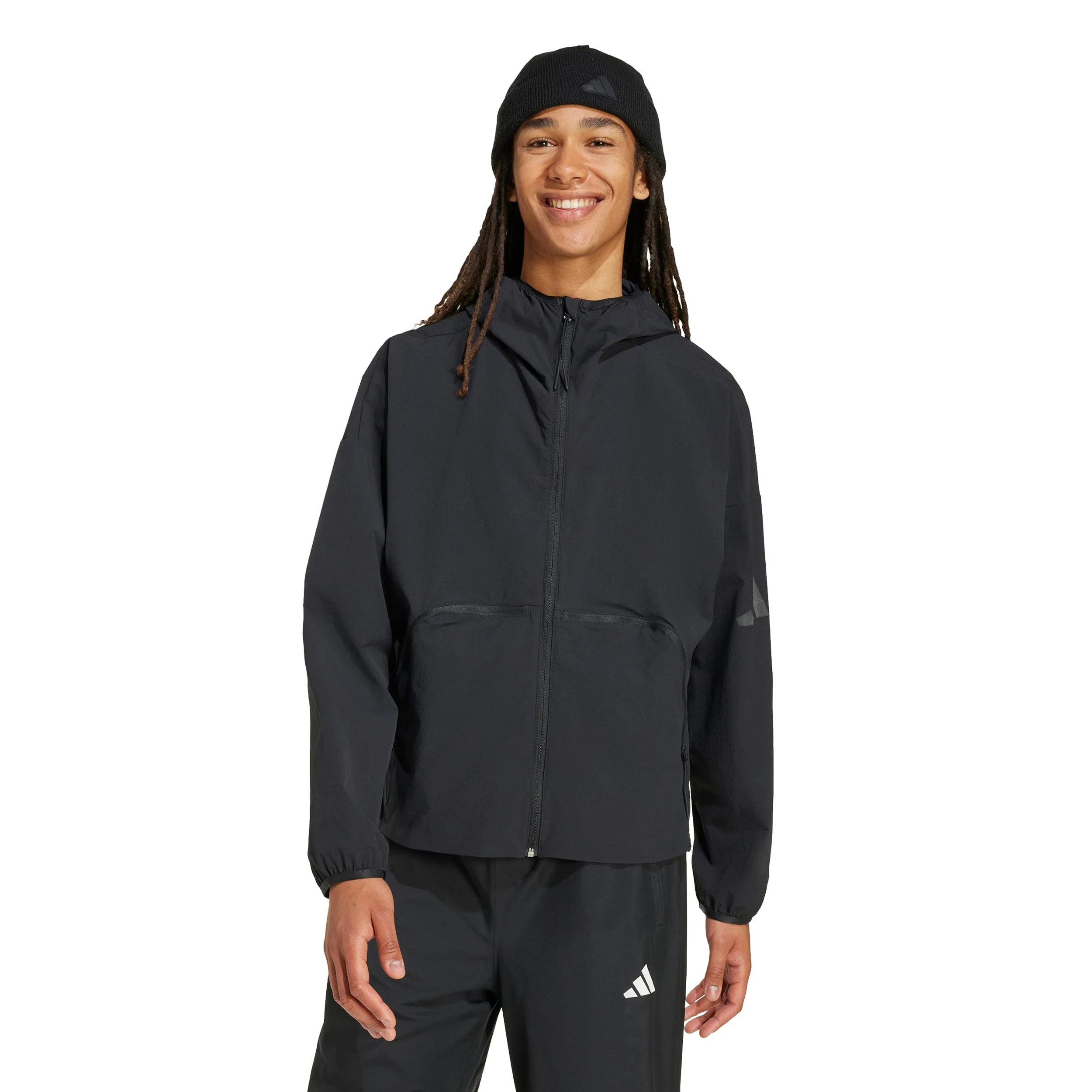 My Shelter Windbreaker Chaqueta de entrenamiento Hombres-negro - Image 2