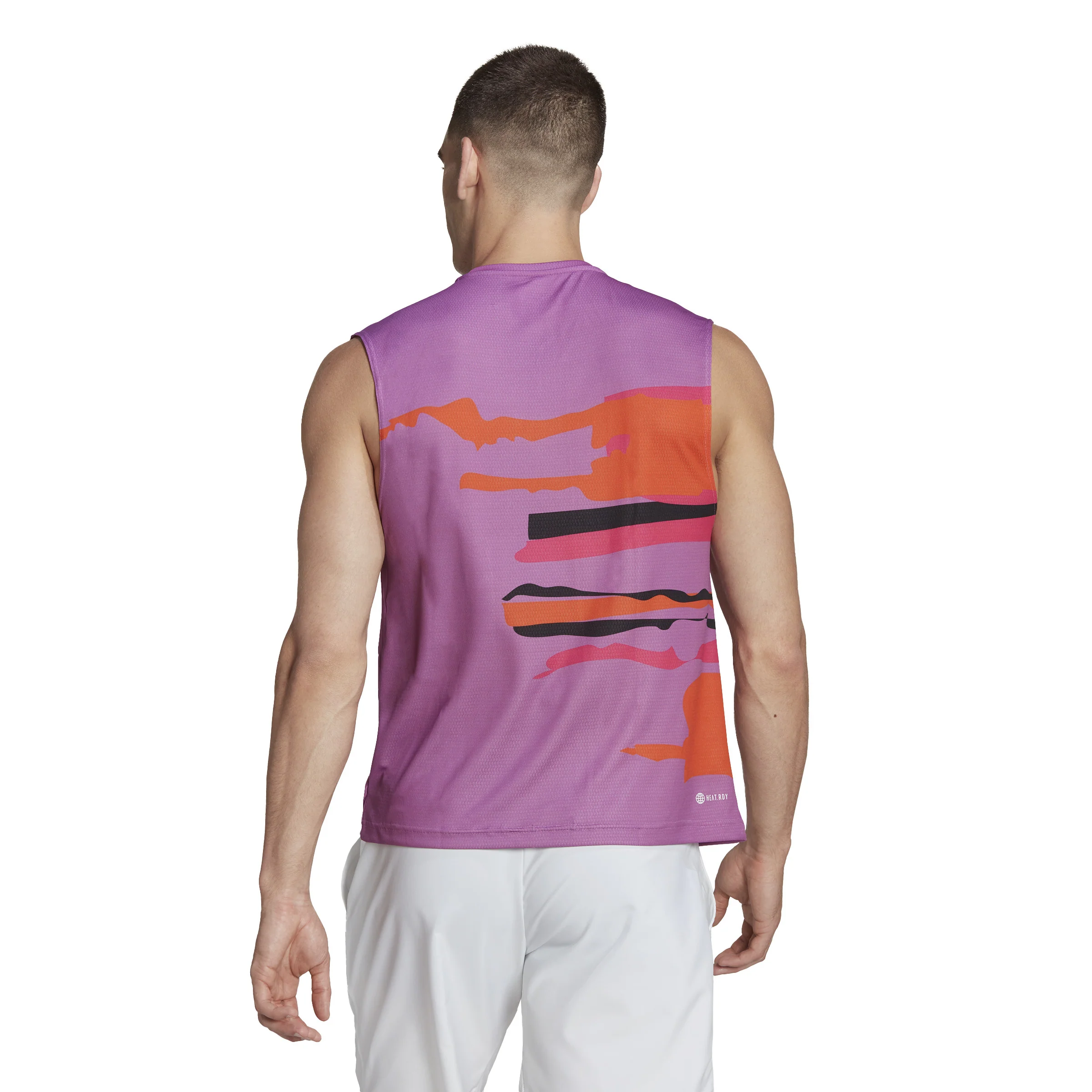 New York Unitefit SVL Camiseta De Tirantes Hombres-Lila,Multicolor - Image 3