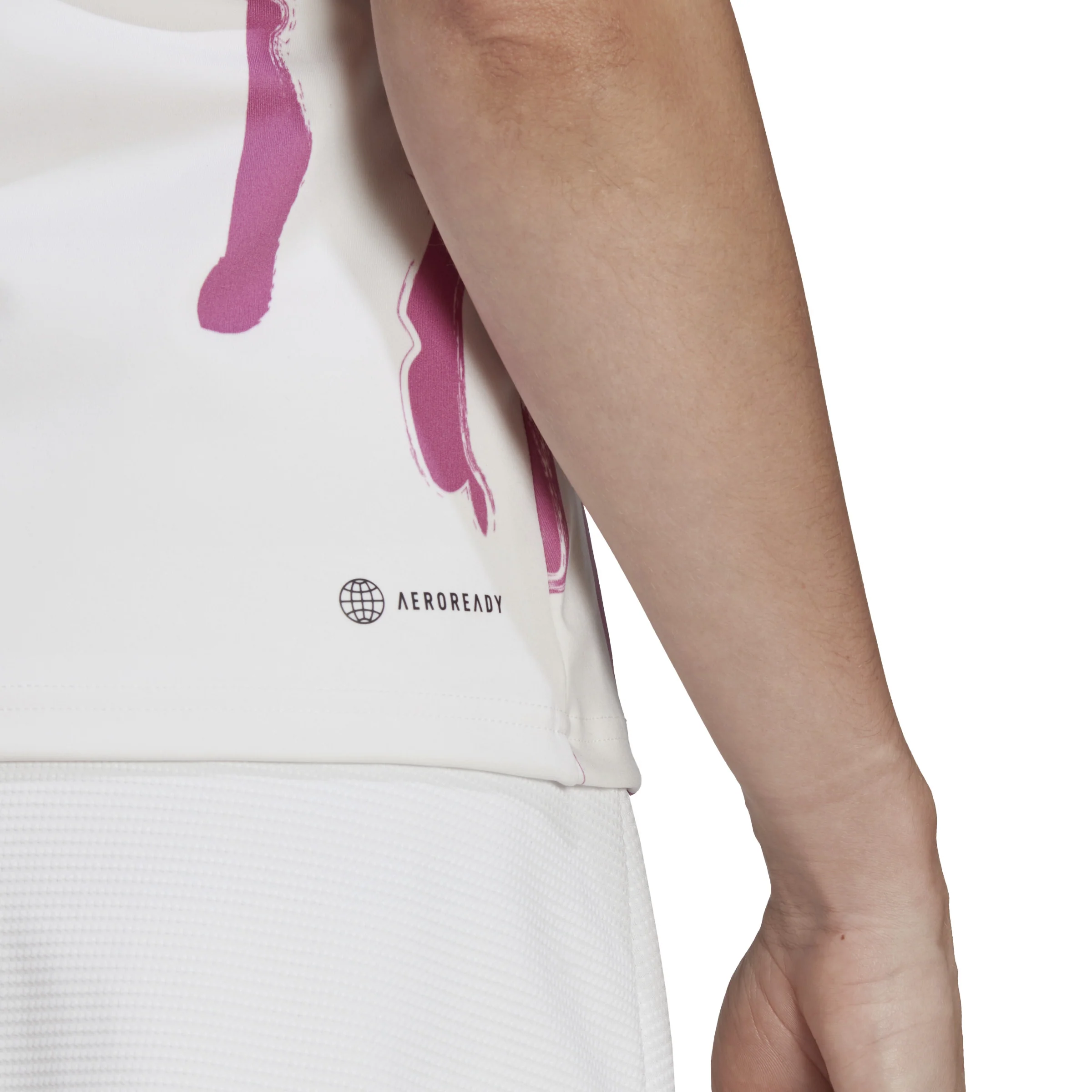 New York Y Camiseta De Tirantes Mujeres-Blanco,Lila - Image 6