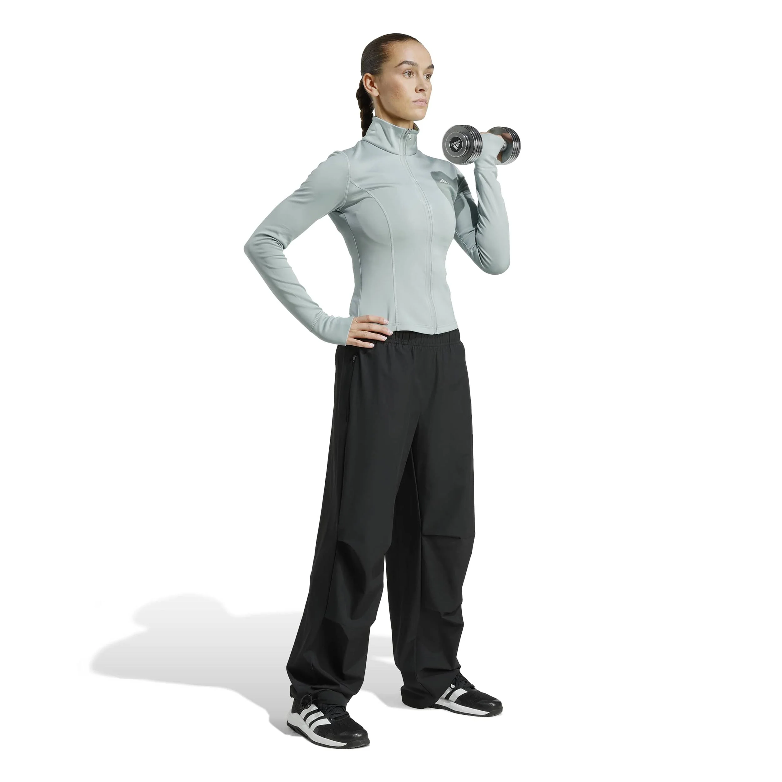 Optime Essentials Chaqueta de entrenamiento Mujeres-salvia - Image 4