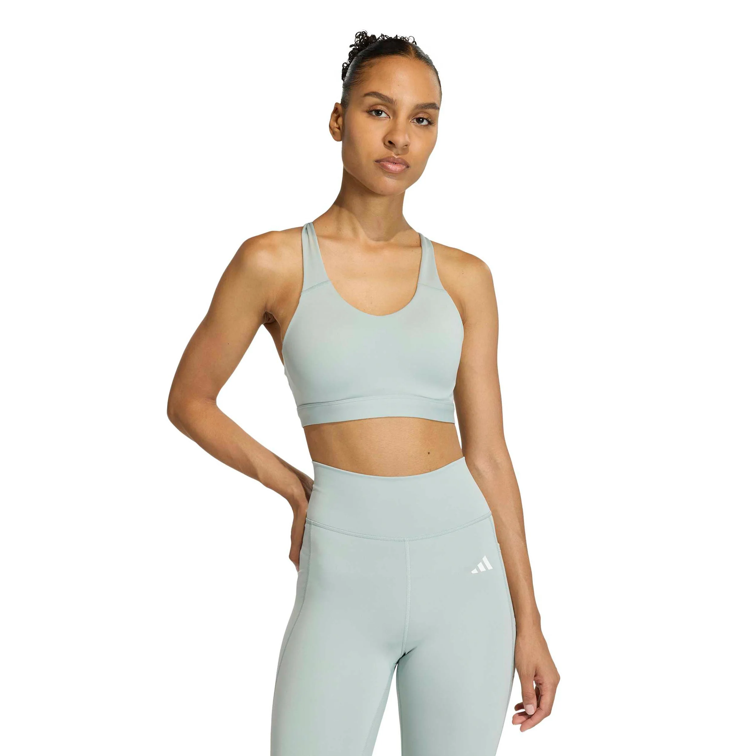 Optime Essentials High Support Sujetador deportivo Mujeres - salvia - Image 3