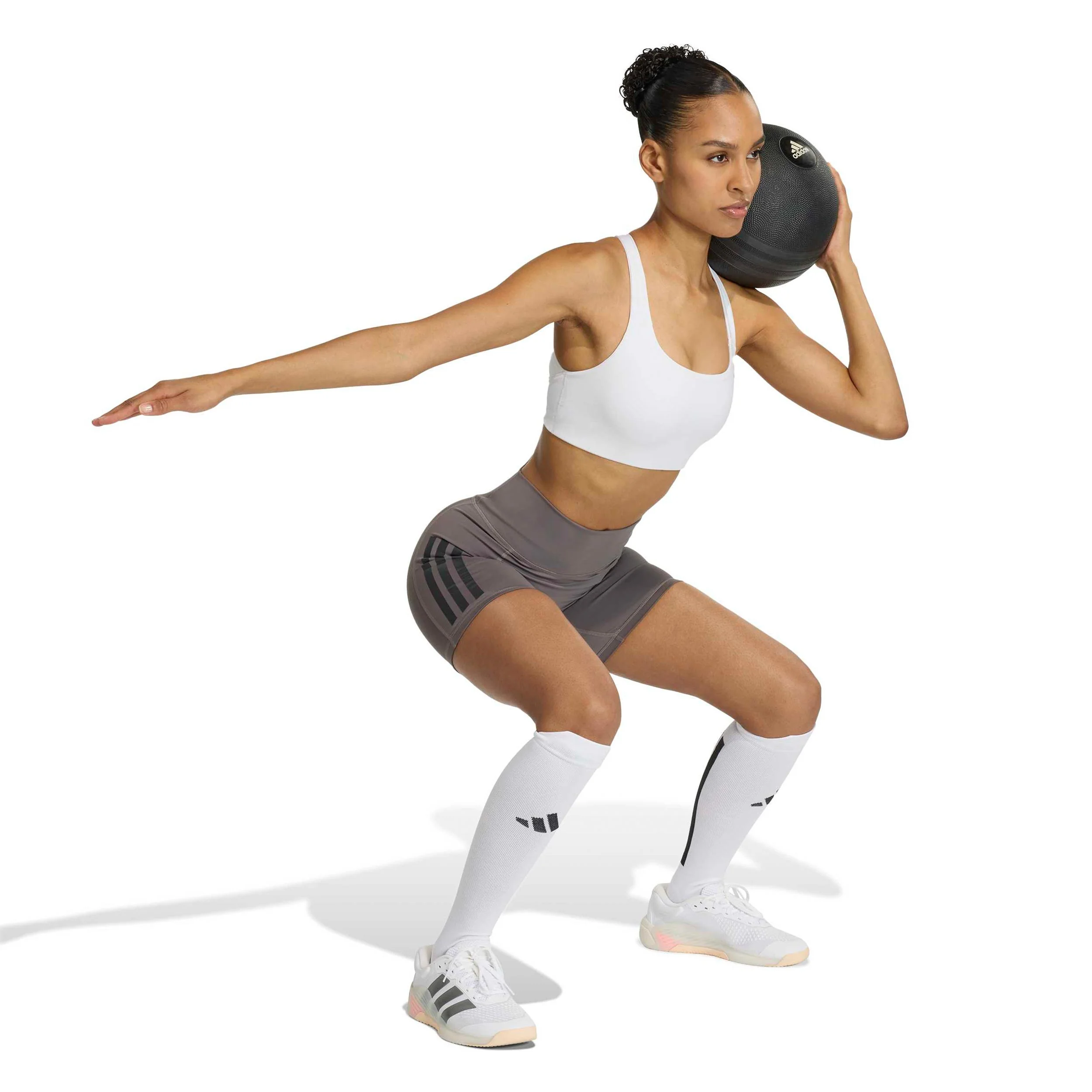 Optime Workout Medium Support Sujetador deportivo Mujeres - blanco - Image 5