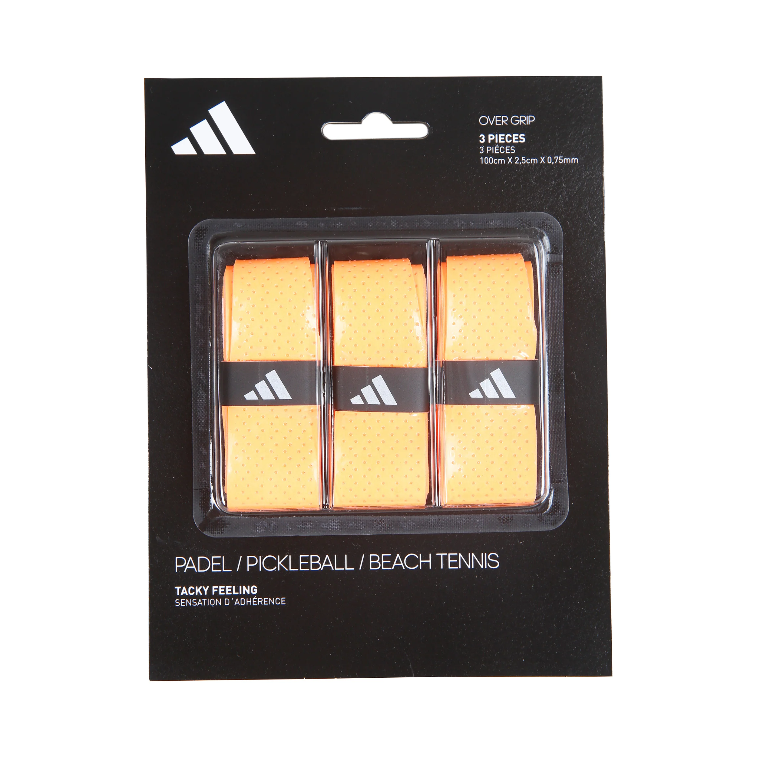 Padel Overgrip Pack De 3-Naranja