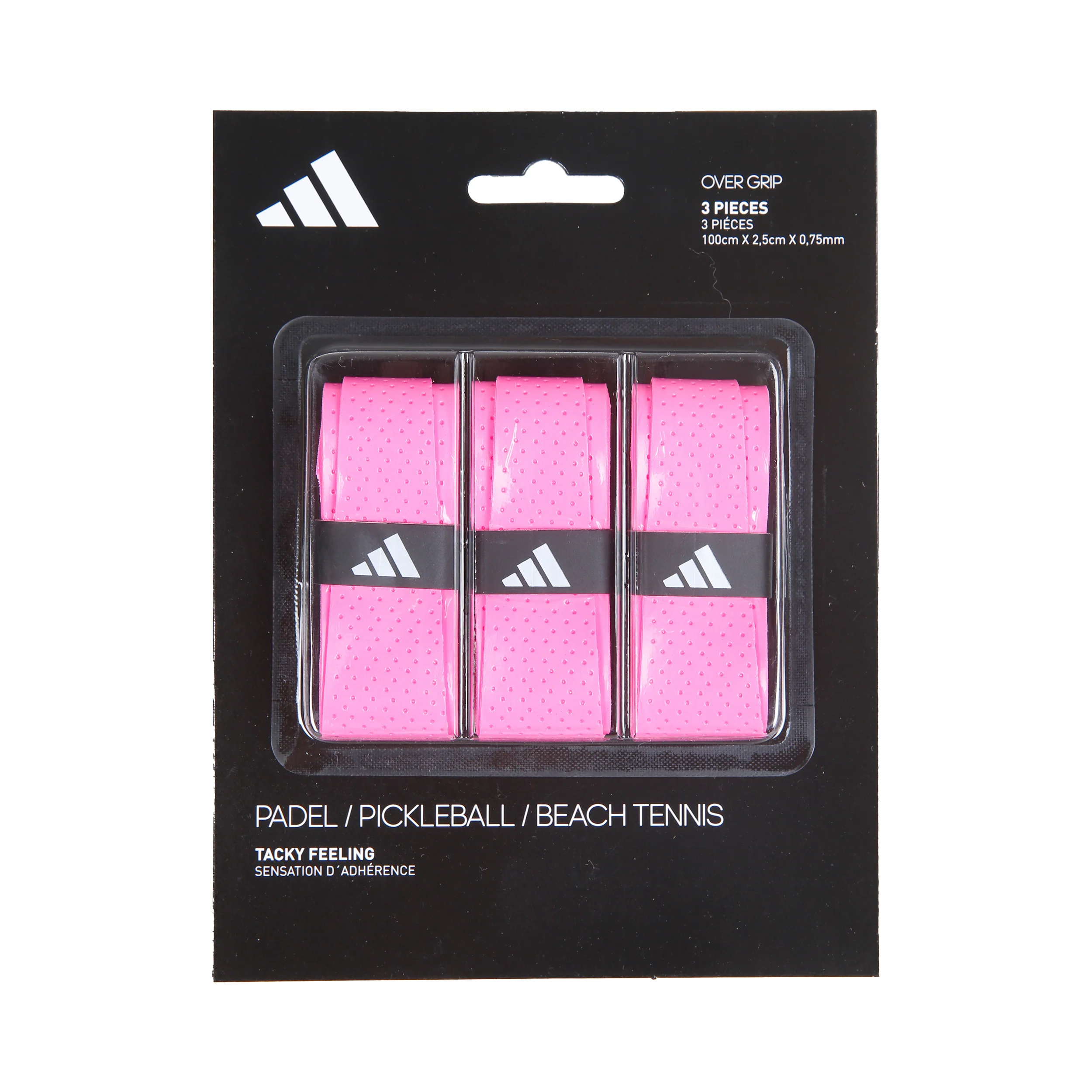 Padel Overgrip Pack De 3-Rosa