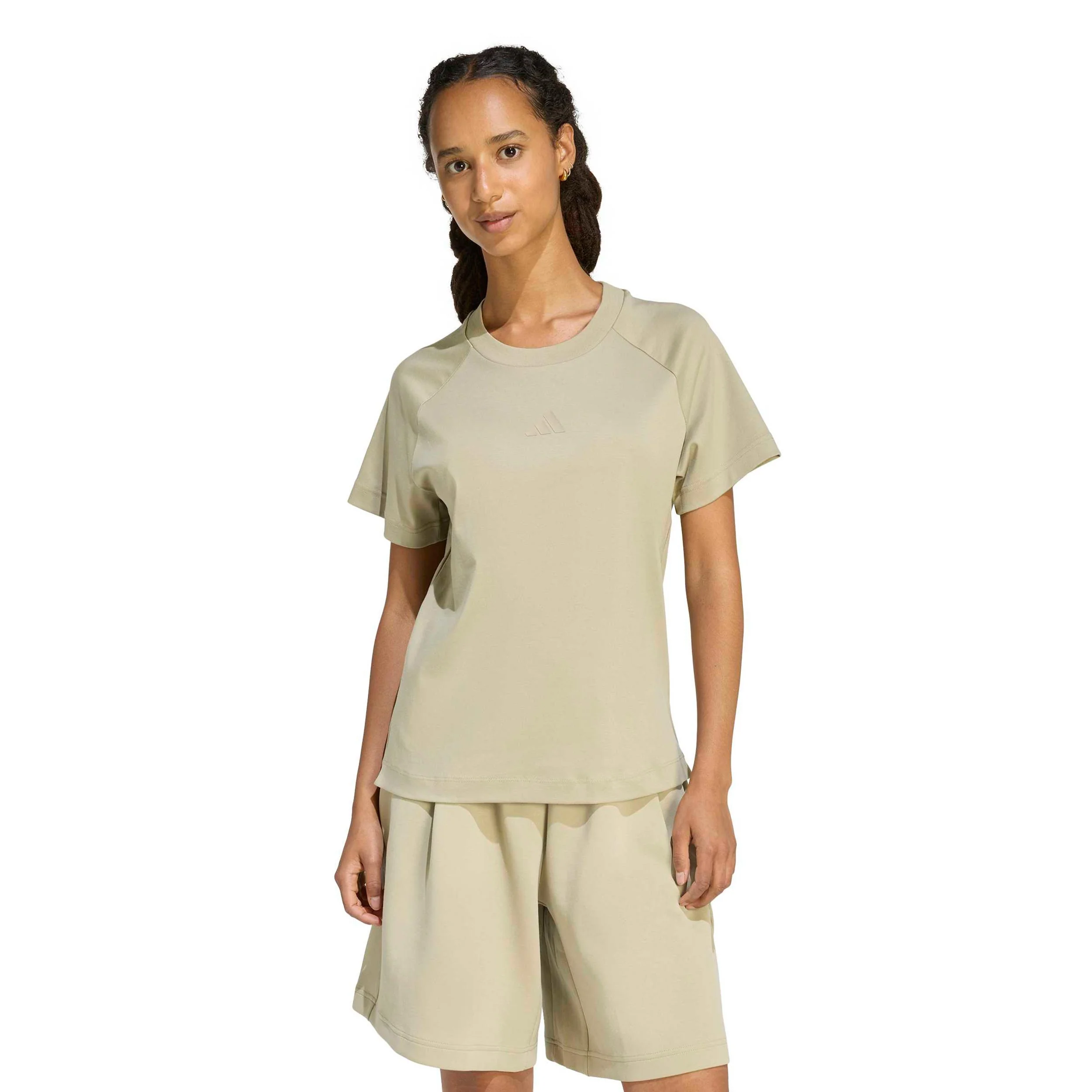 Regular Camiseta de manga corta Mujeres - beige - Image 2
