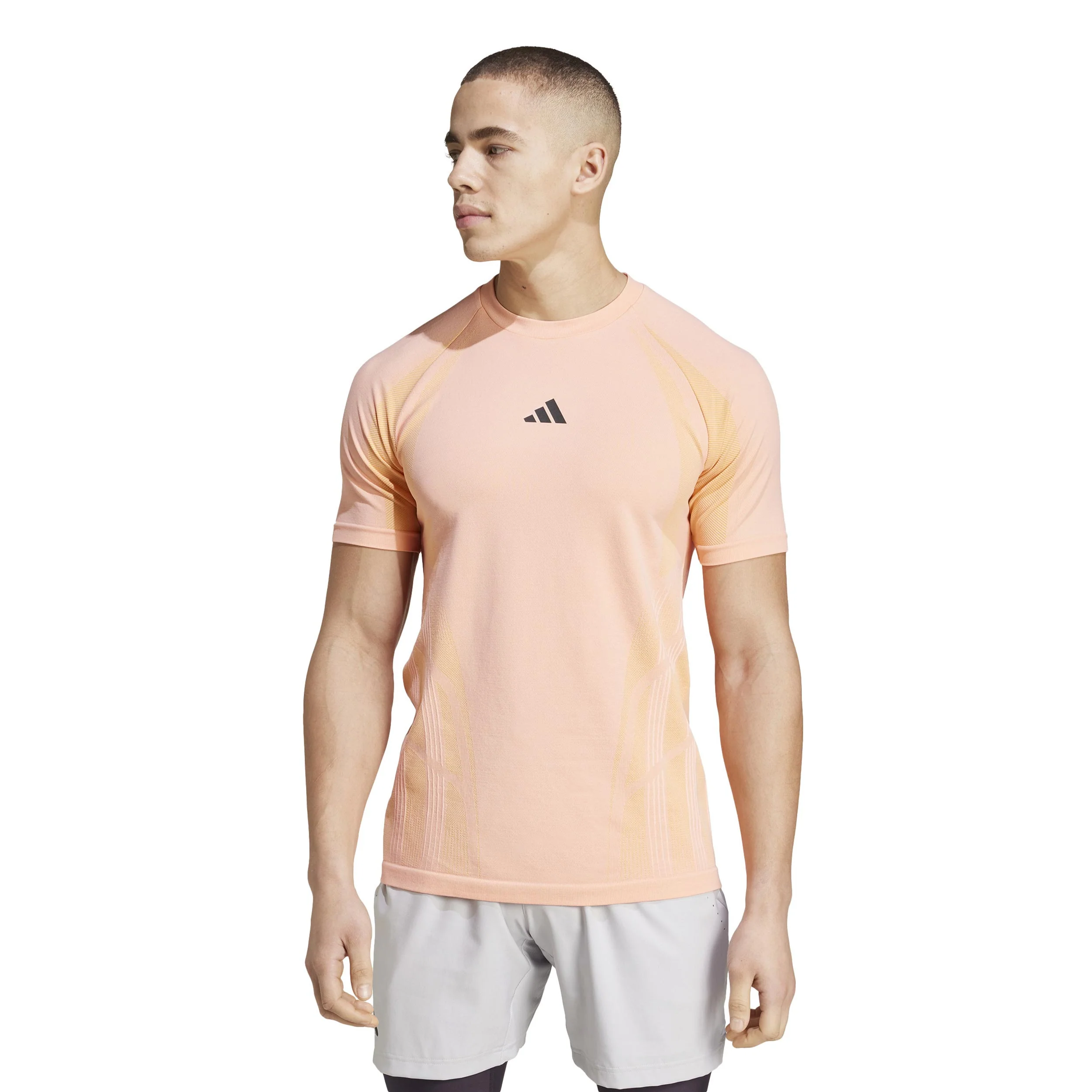 Seamless Pro Camiseta De Manga Corta Hombres-Albaricoque - Image 2