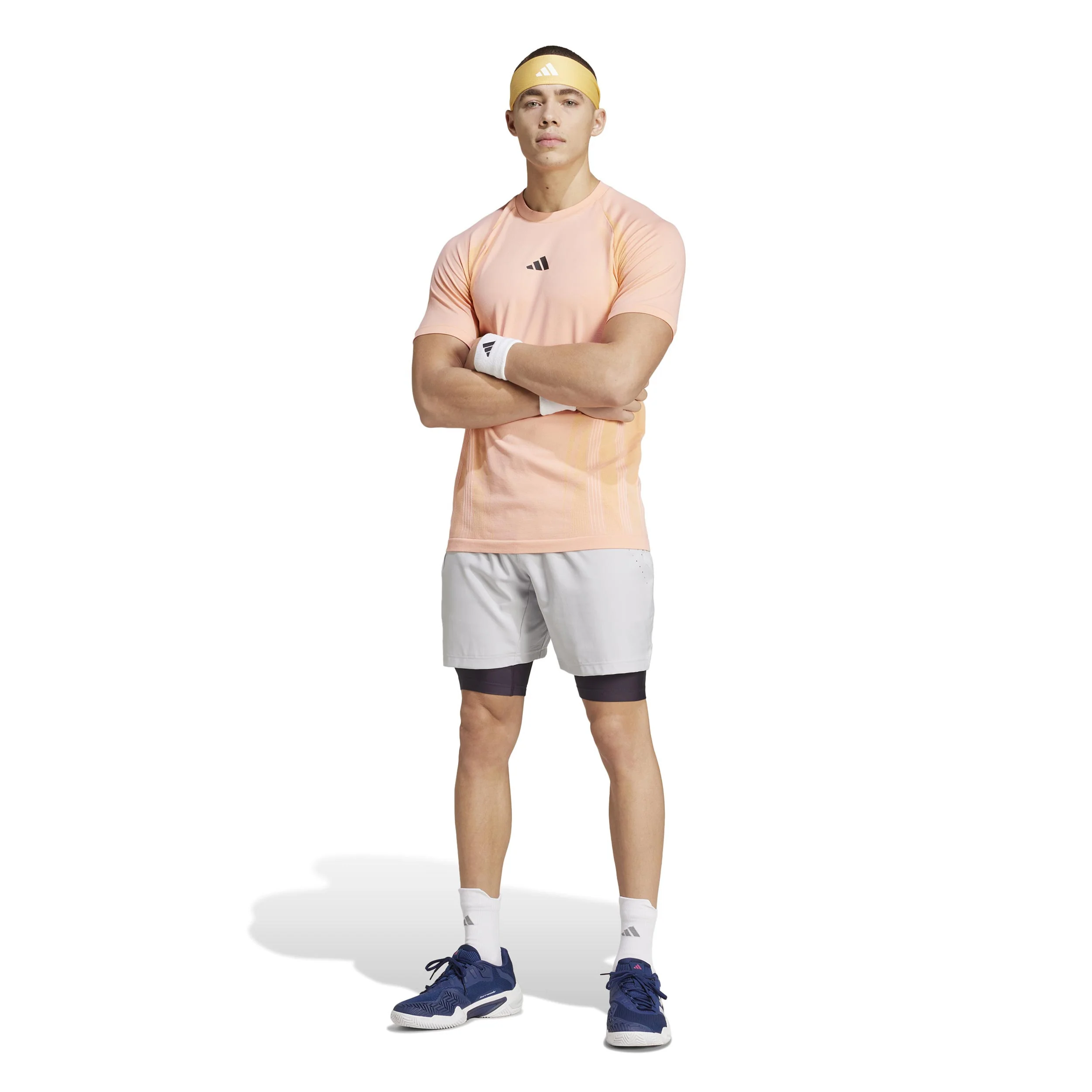 Seamless Pro Camiseta De Manga Corta Hombres-Albaricoque - Image 3