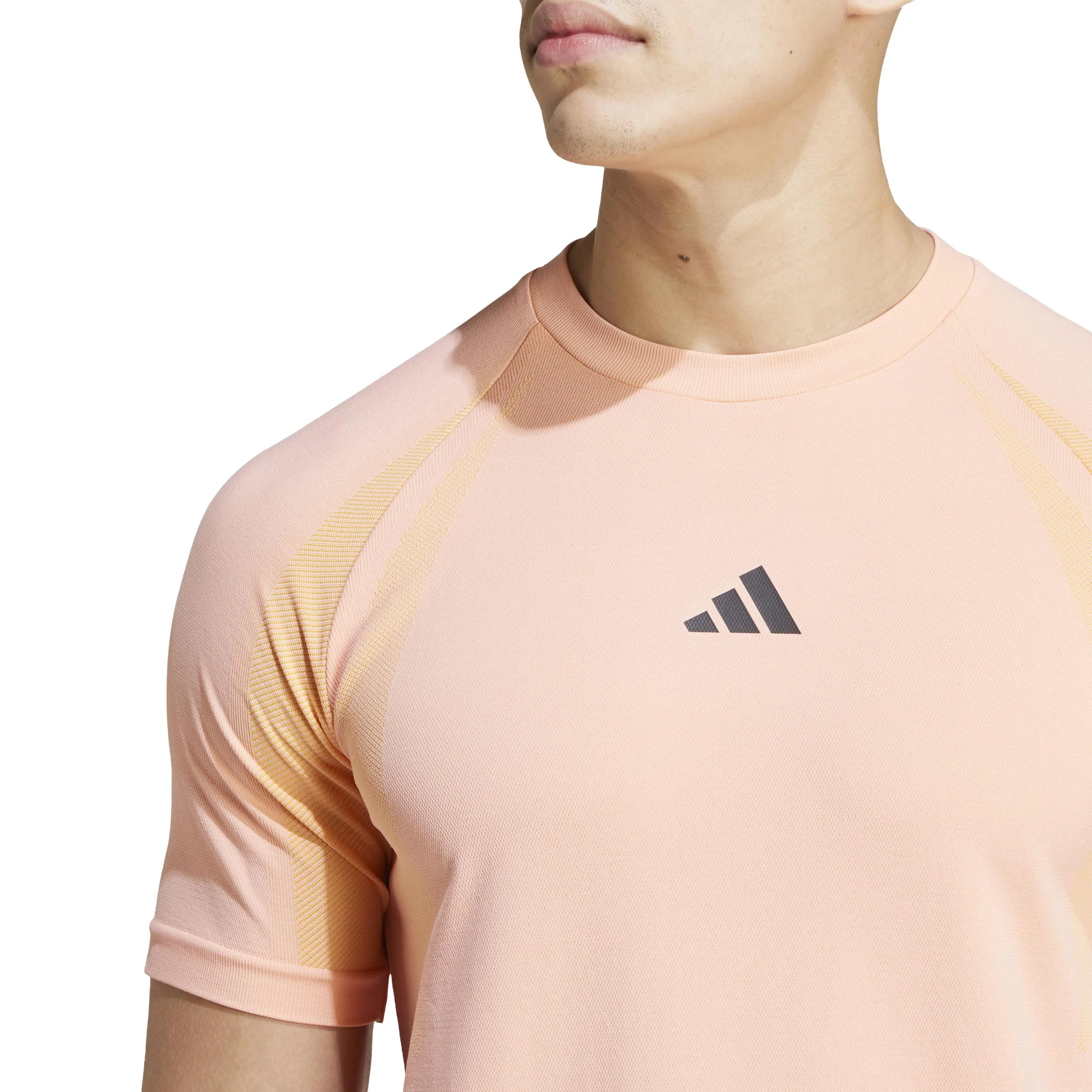 Seamless Pro Camiseta De Manga Corta Hombres-Albaricoque - Image 4