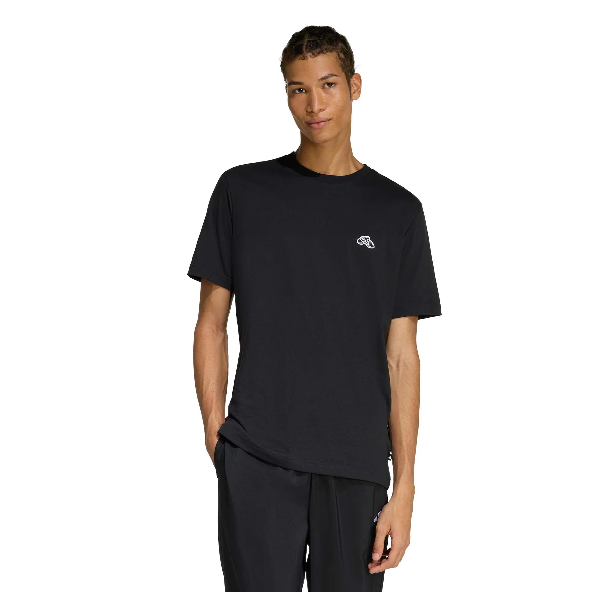 Slide Camiseta de manga corta Hombres-negro - Image 2