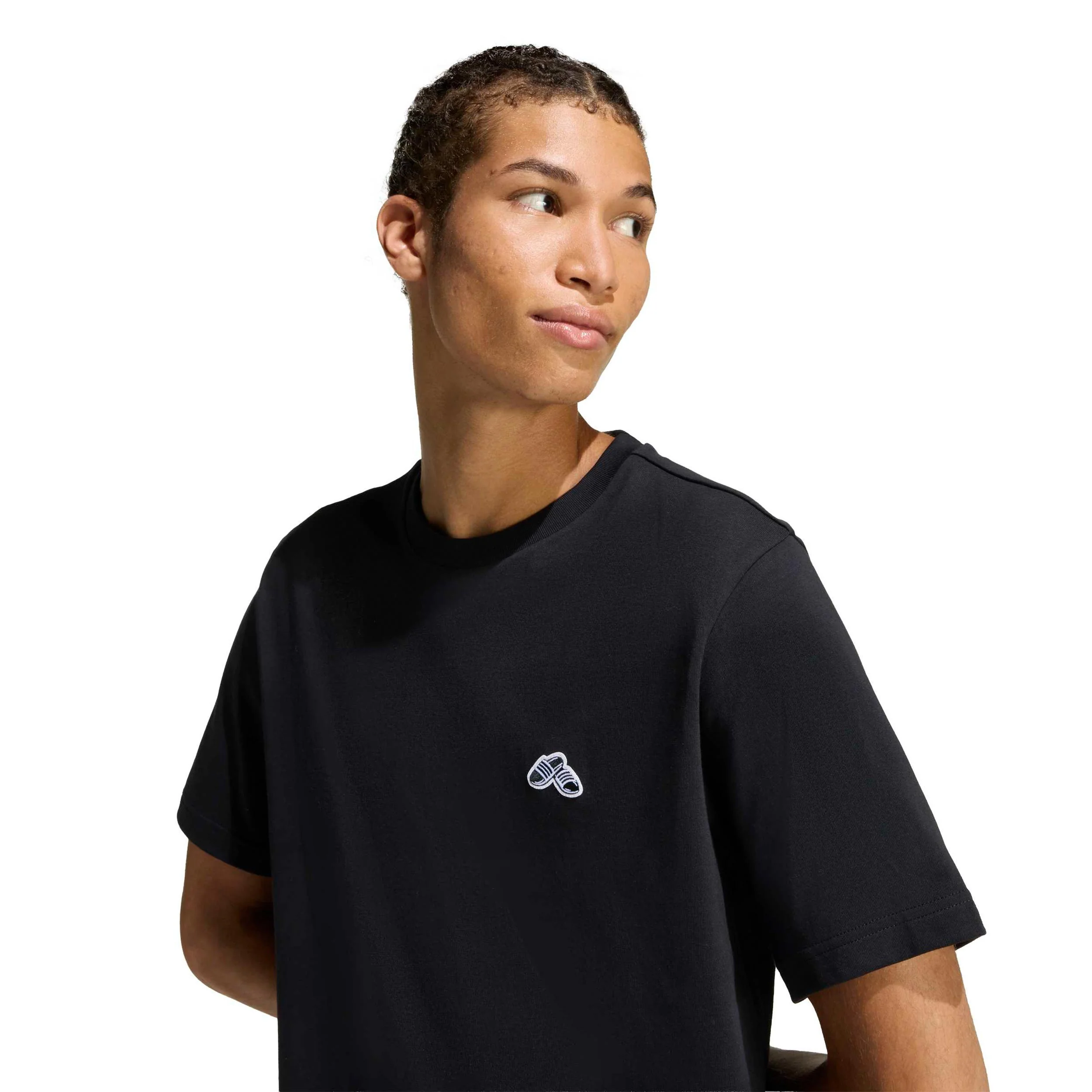 Slide Camiseta de manga corta Hombres-negro - Image 5