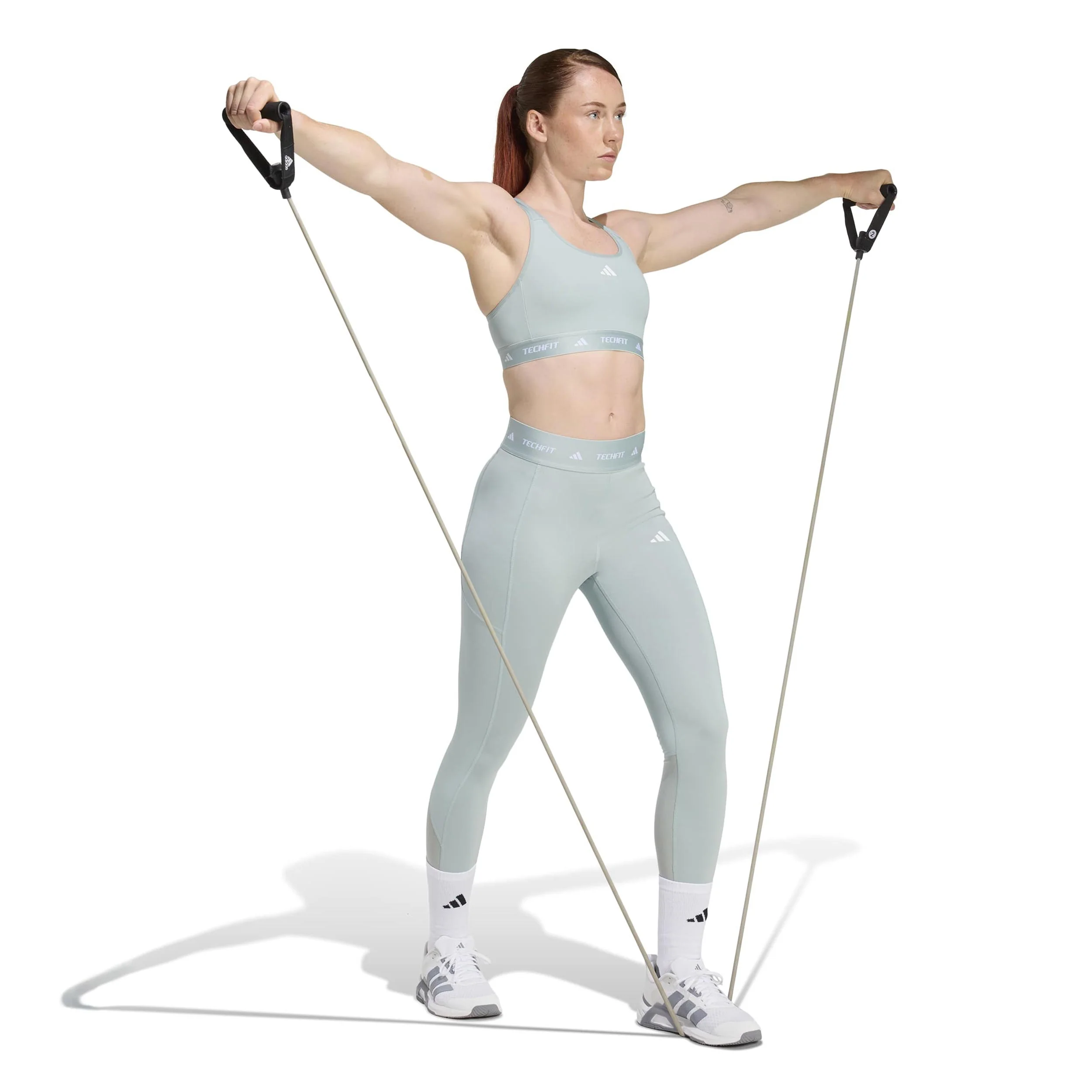 TECHFIT Stash Pocket Malla Mujeres-salvia - Image 4