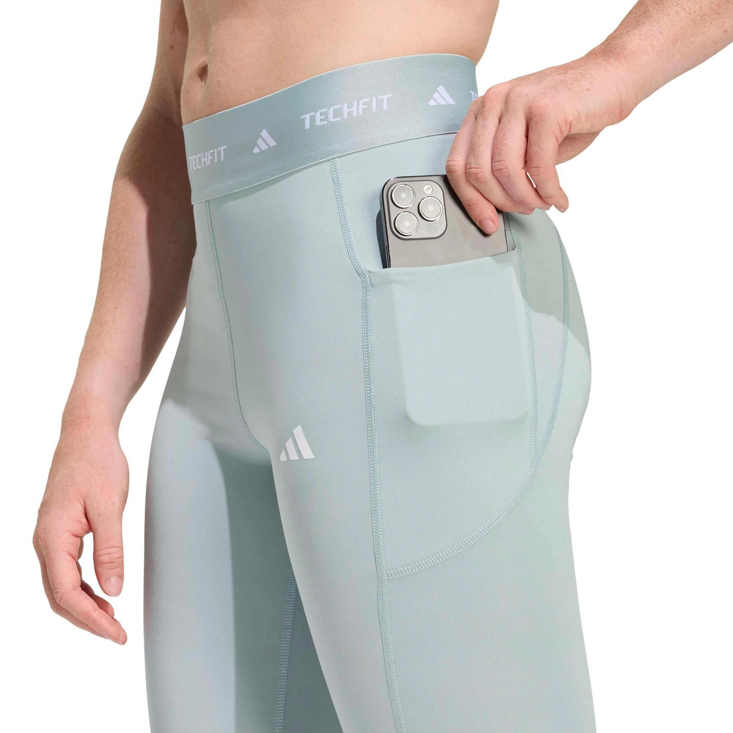 TECHFIT Stash Pocket Malla Mujeres-salvia - Image 5