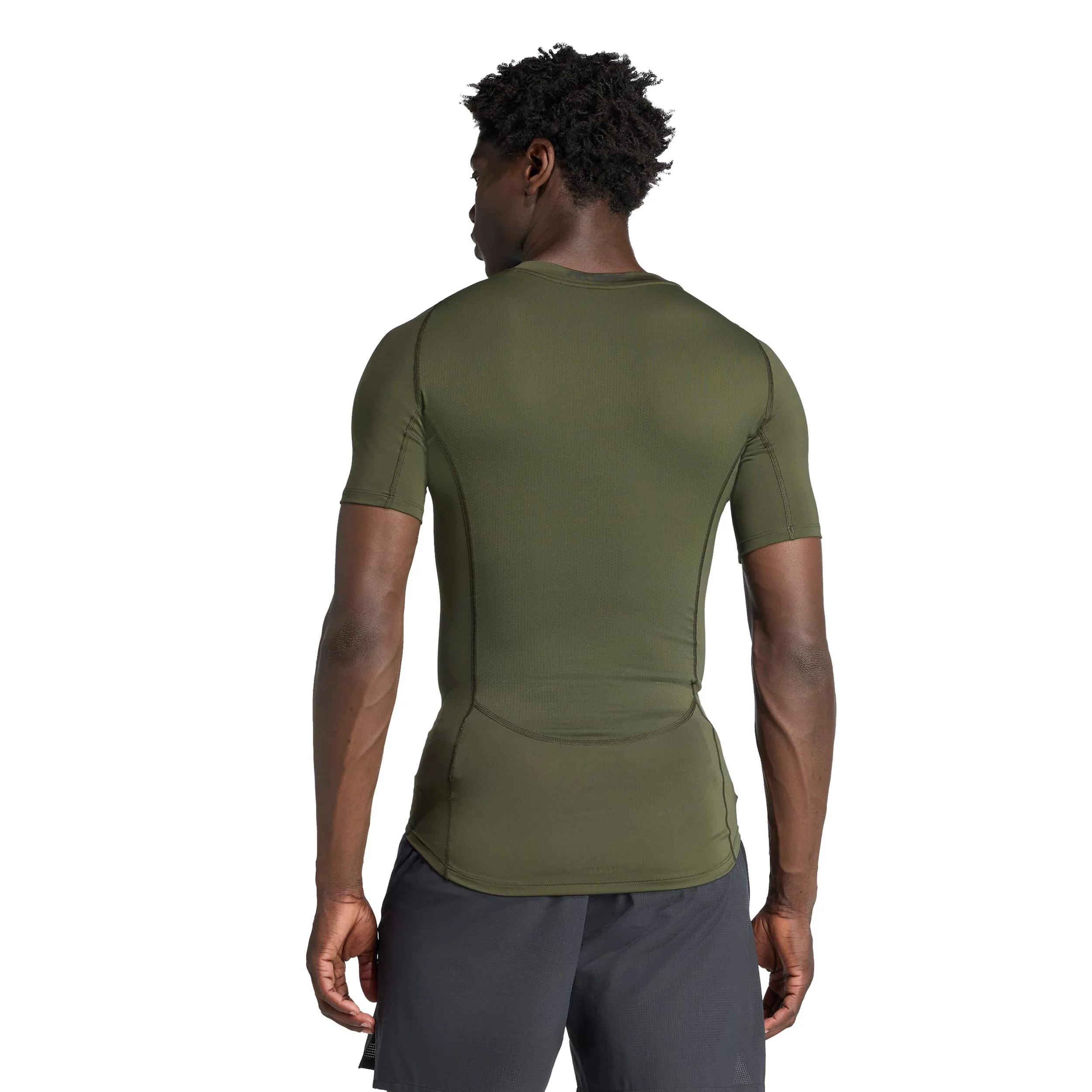 TF Camiseta de manga corta Hombres-verde oscuro - Image 3