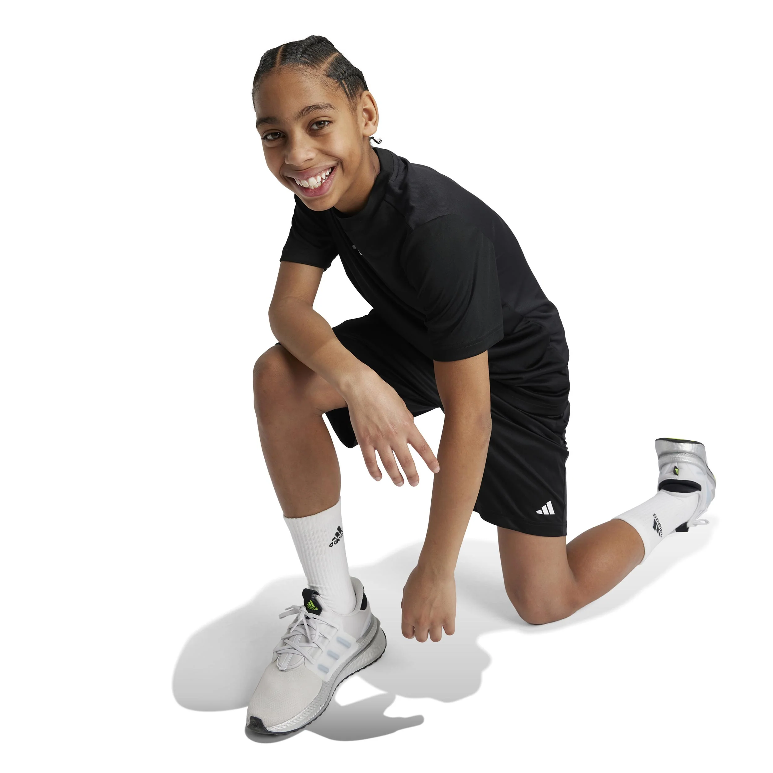 Training Essentials Shorts Niños - negro, - Image 2
