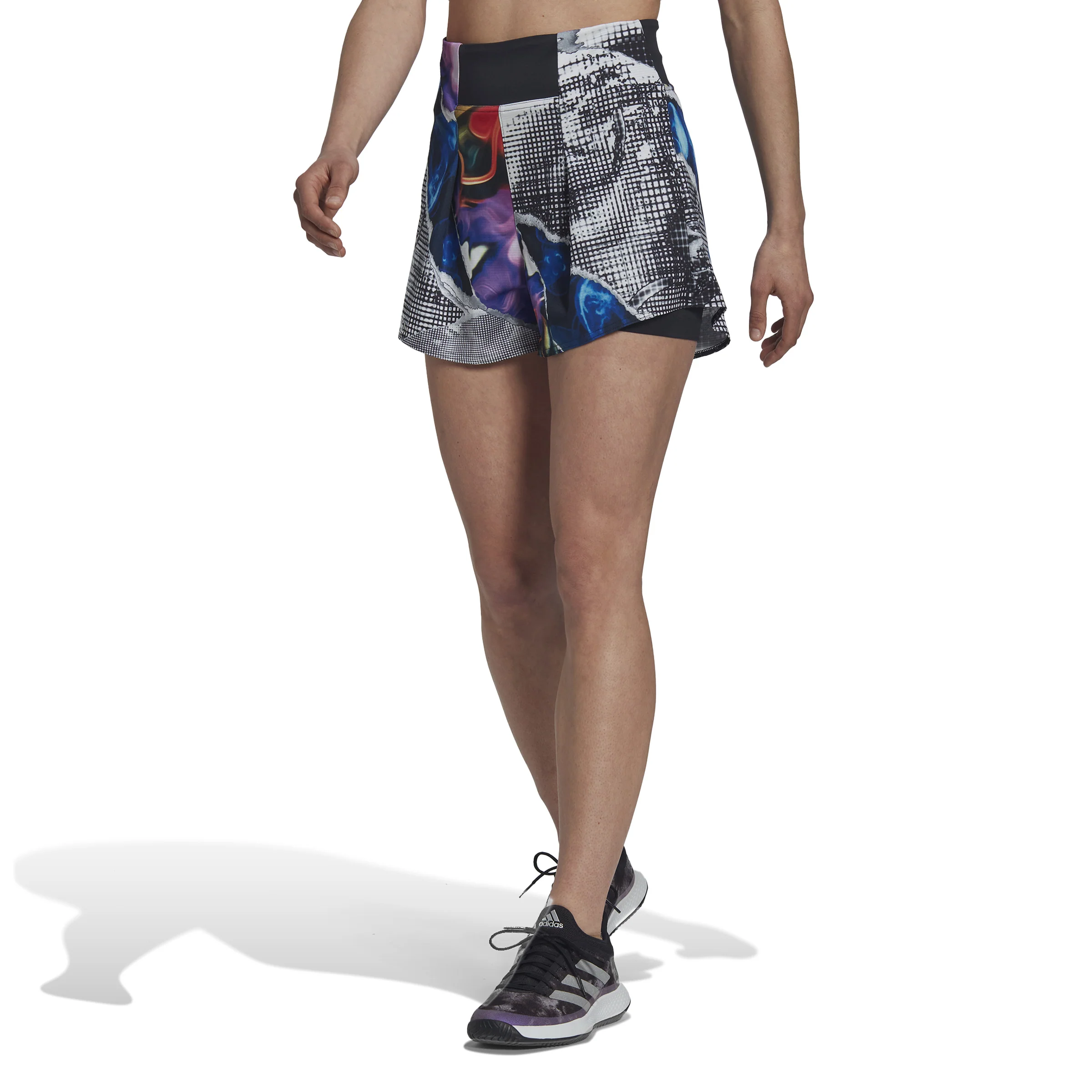 US Series Printed Shorts Mujeres-Negro - Image 2