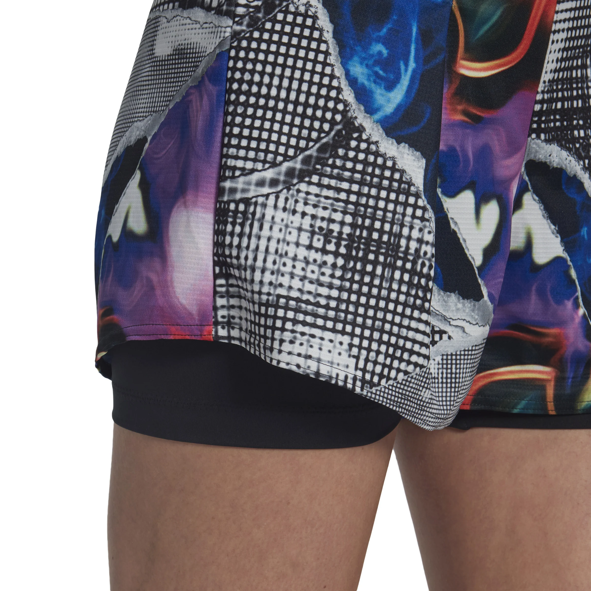 US Series Printed Shorts Mujeres-Negro - Image 5