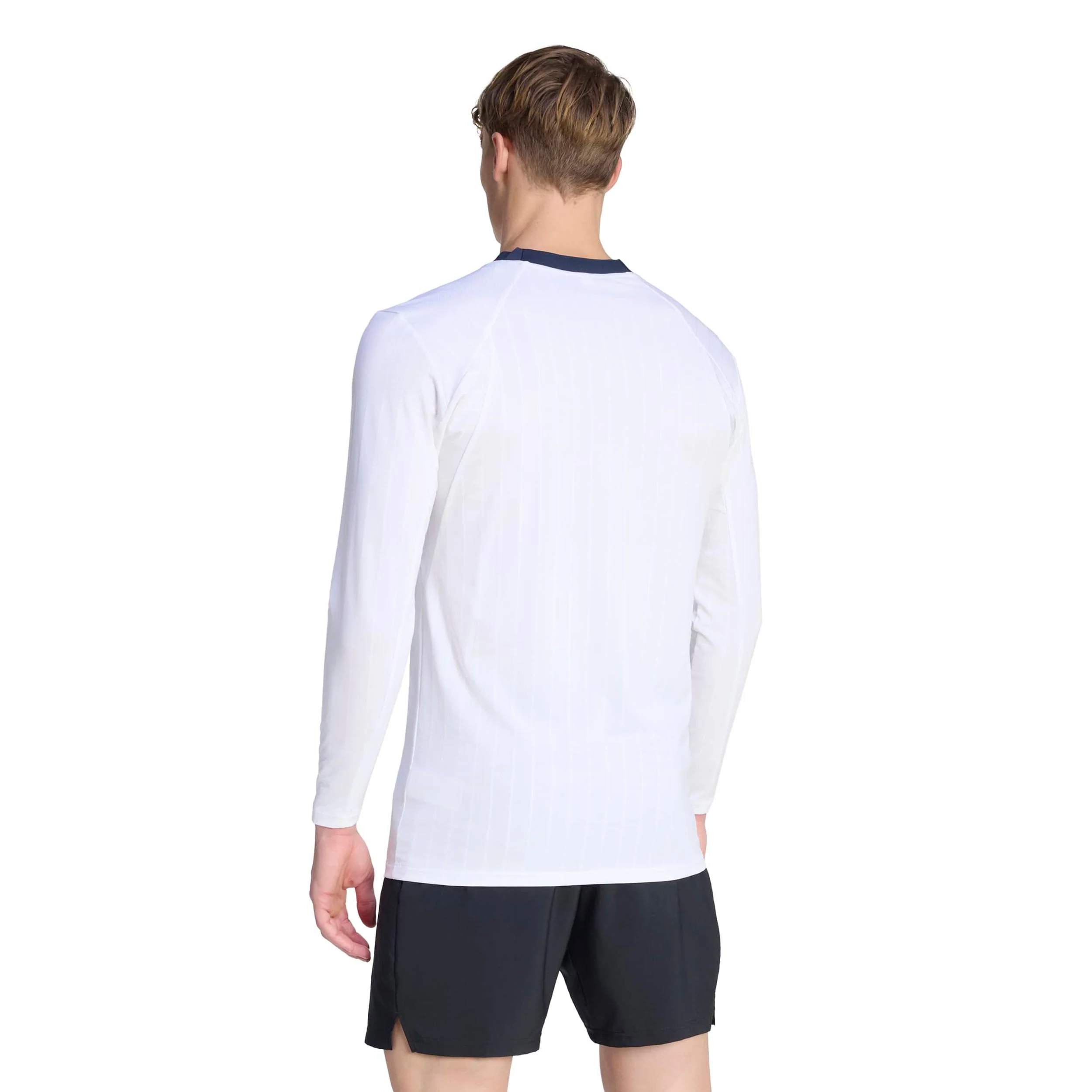 Wow Top Camiseta de manga larga Hombres - blanco, negro - Image 3