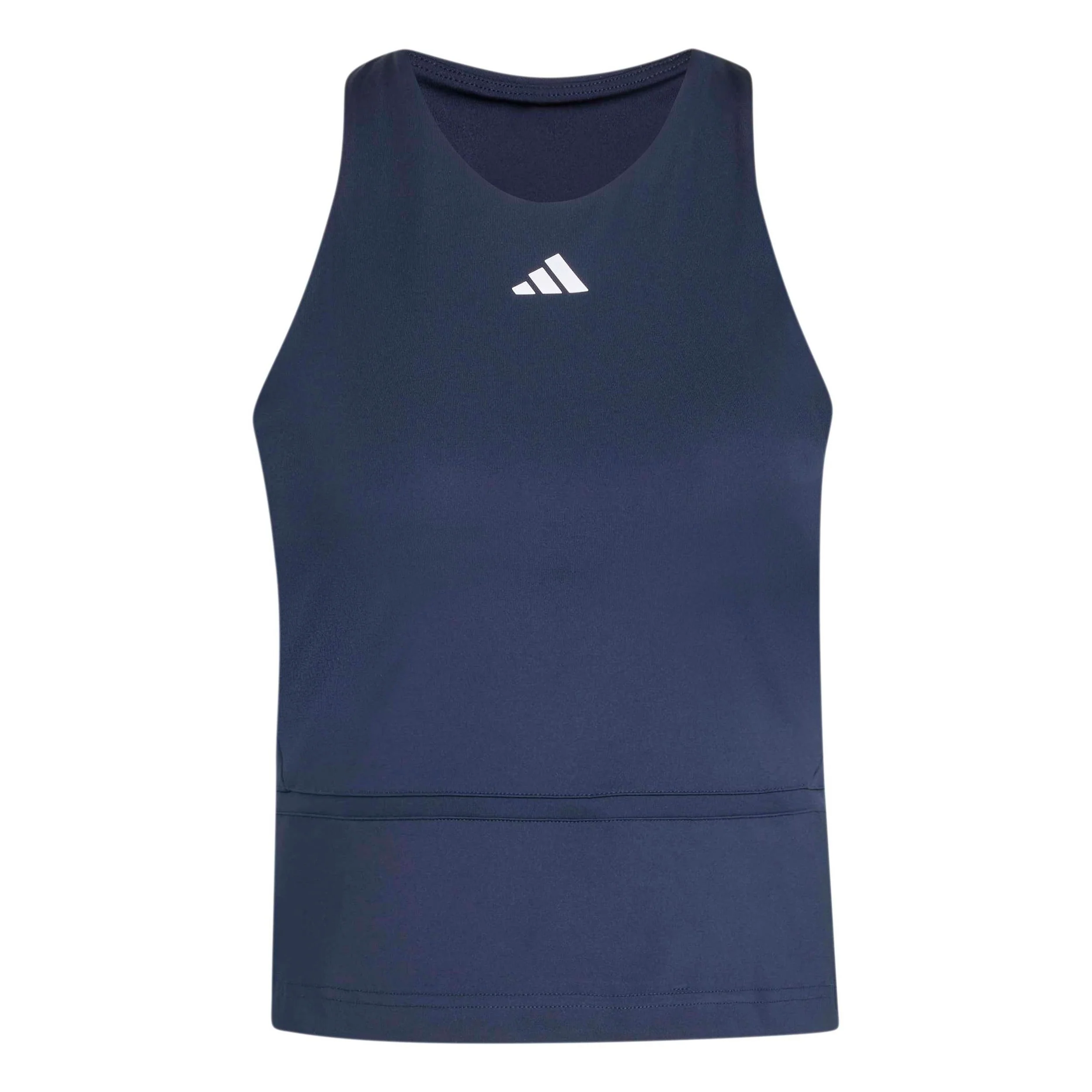 Y- Midi Camiseta de tirantes Mujeres - azul oscuro, blanco