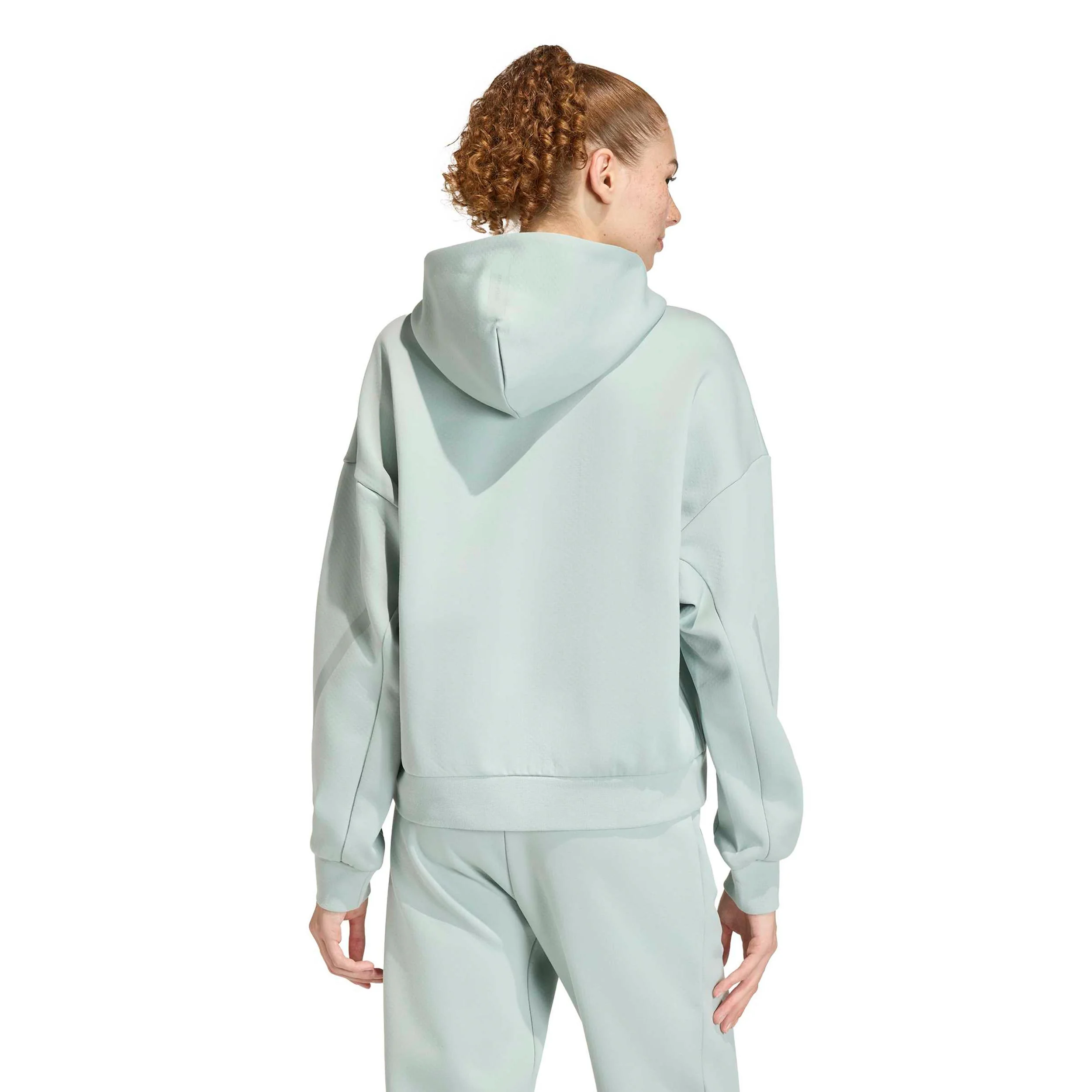 Z.N.E. Sudadera con capucha Mujeres-salvia - Image 3