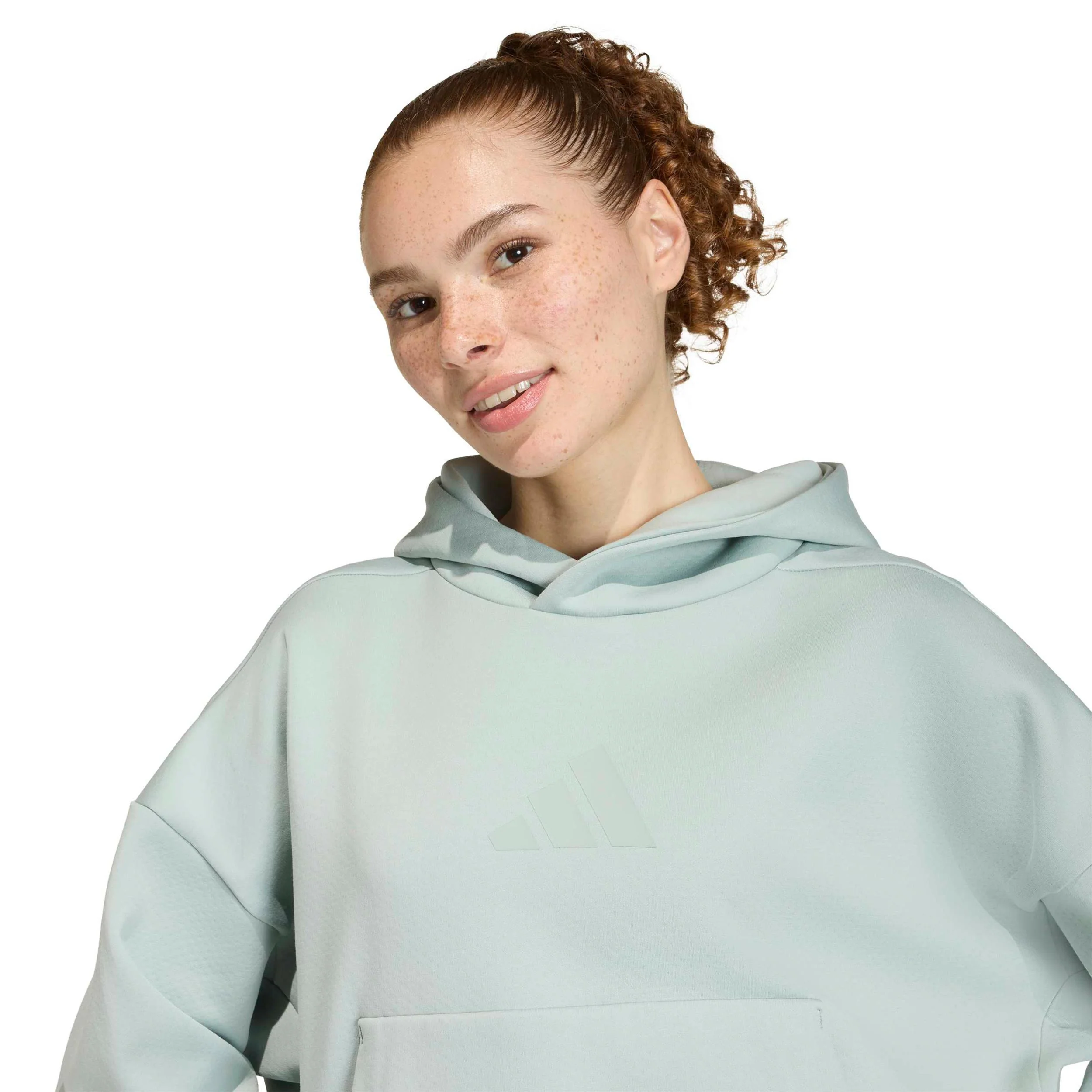Z.N.E. Sudadera con capucha Mujeres-salvia - Image 5
