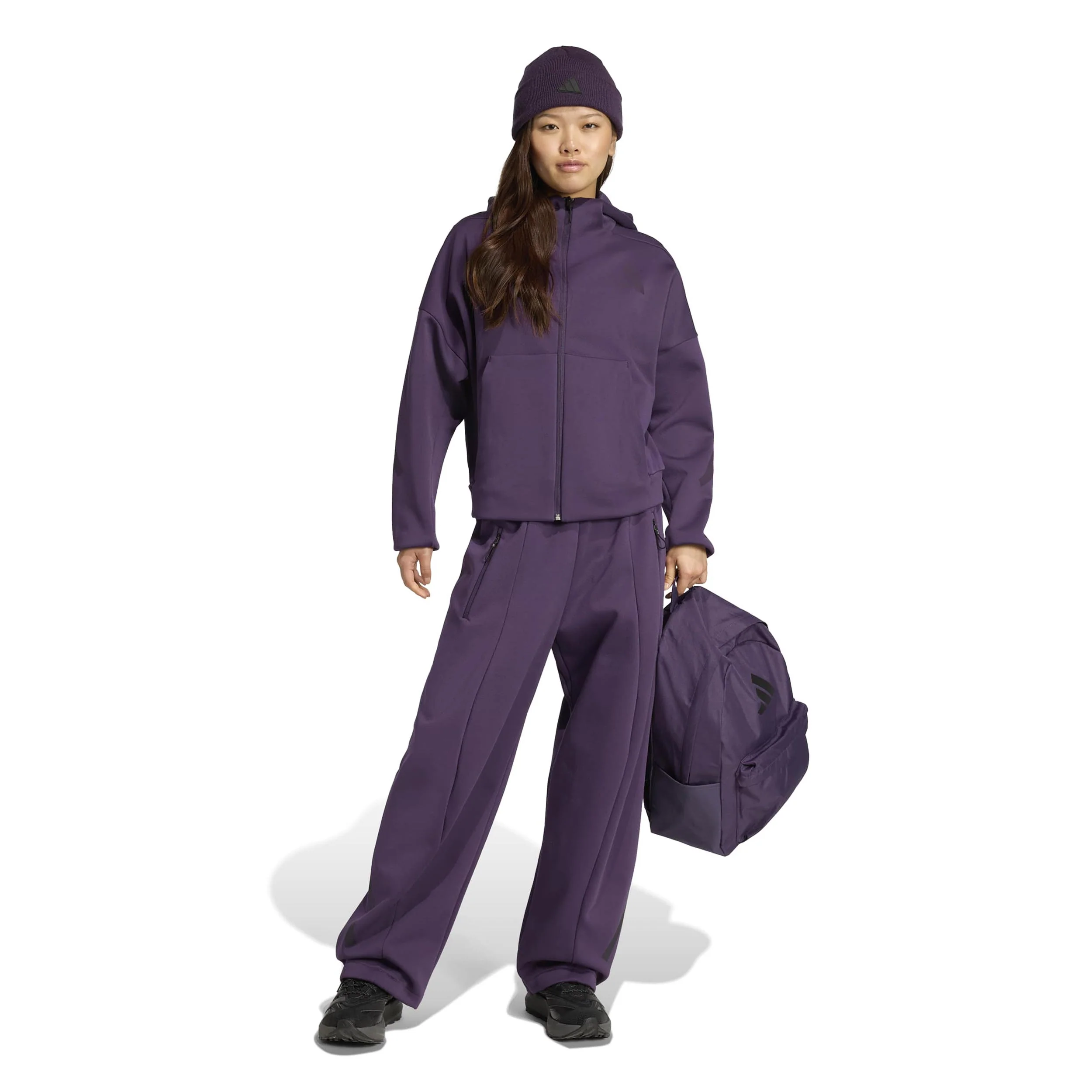 Z.N.E. Sudadera con cremallera Mujeres-lila - Image 4