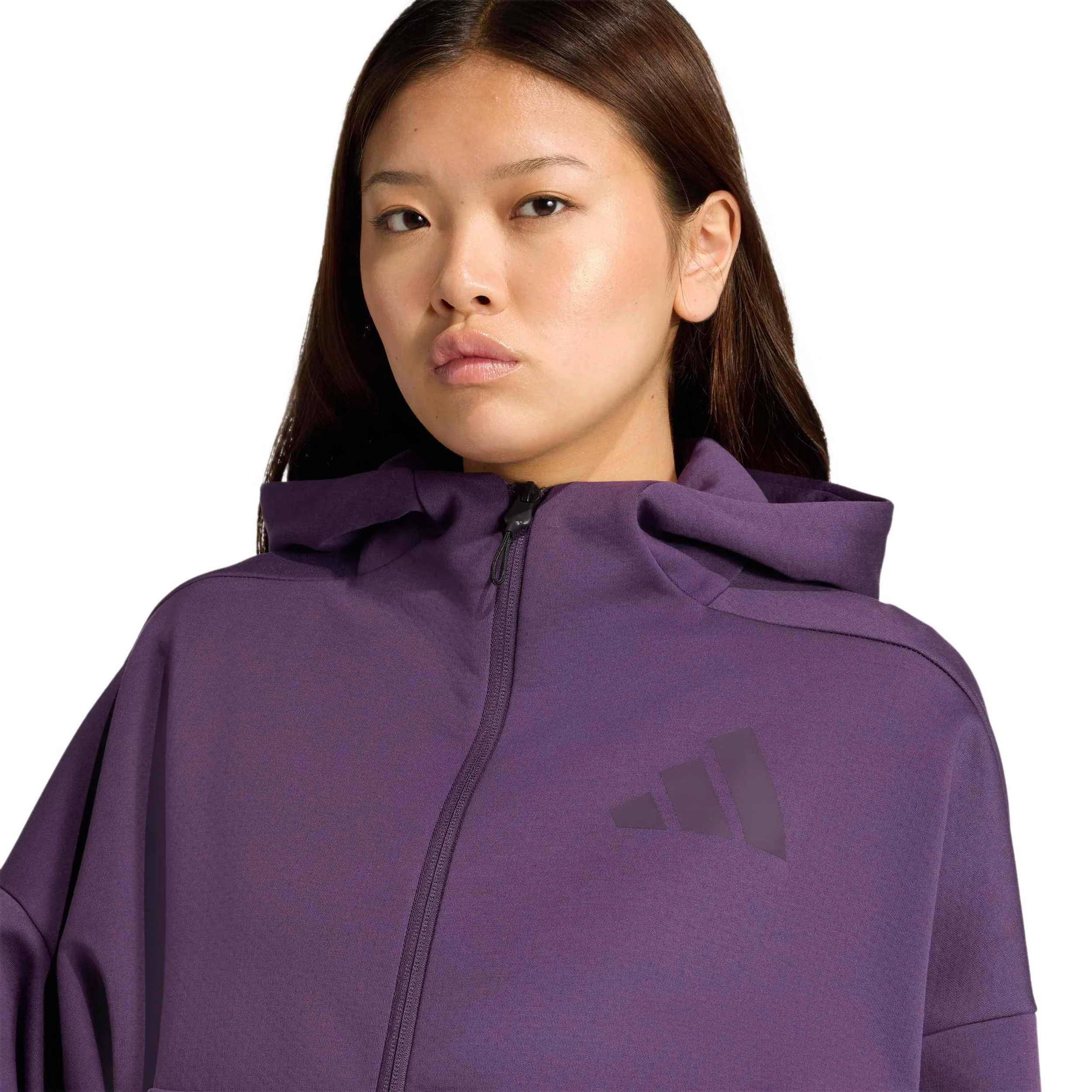 Z.N.E. Sudadera con cremallera Mujeres-lila - Image 5