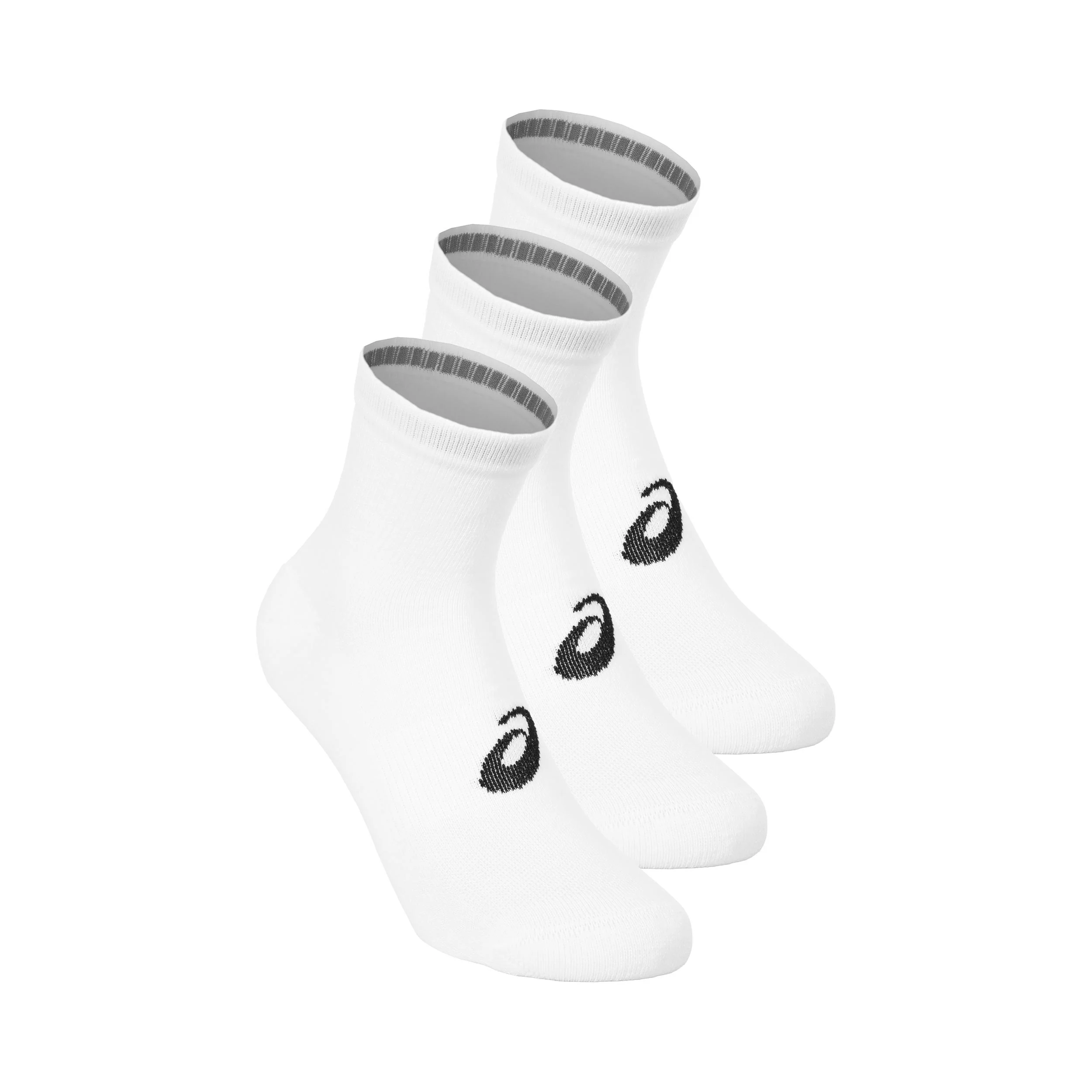 Calcetines de tenis - Pack de 3 Unisex-blanco