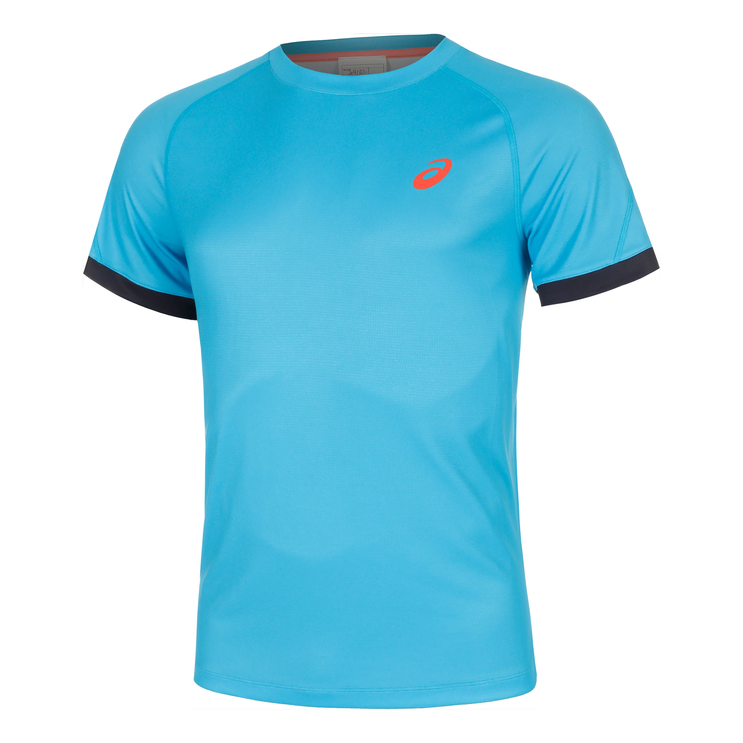 Camiseta De Manga Corta Hombres-Azul Claro