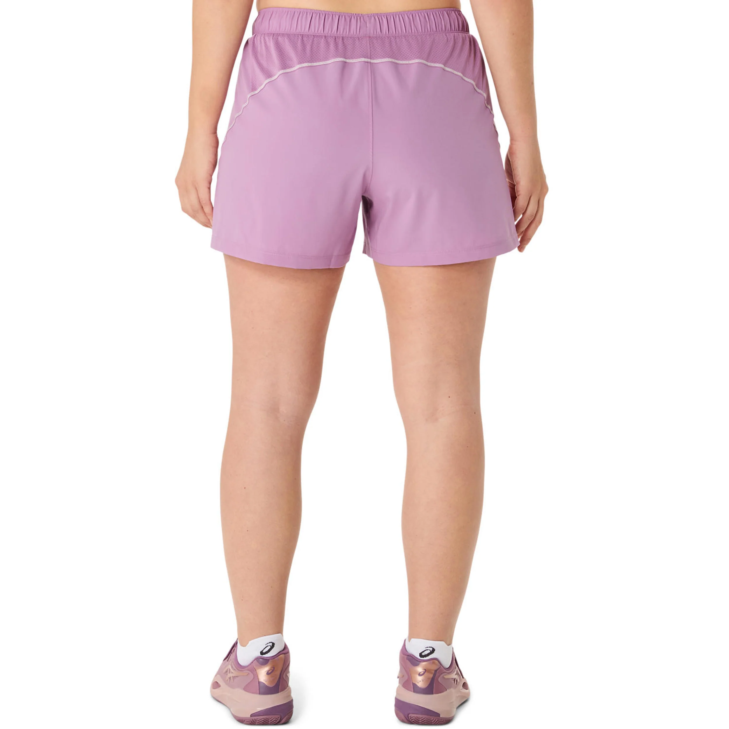 Court 2in1 Shorts Con Bolsillo Para Pelota Mujeres-Lila,Blanco - Image 6