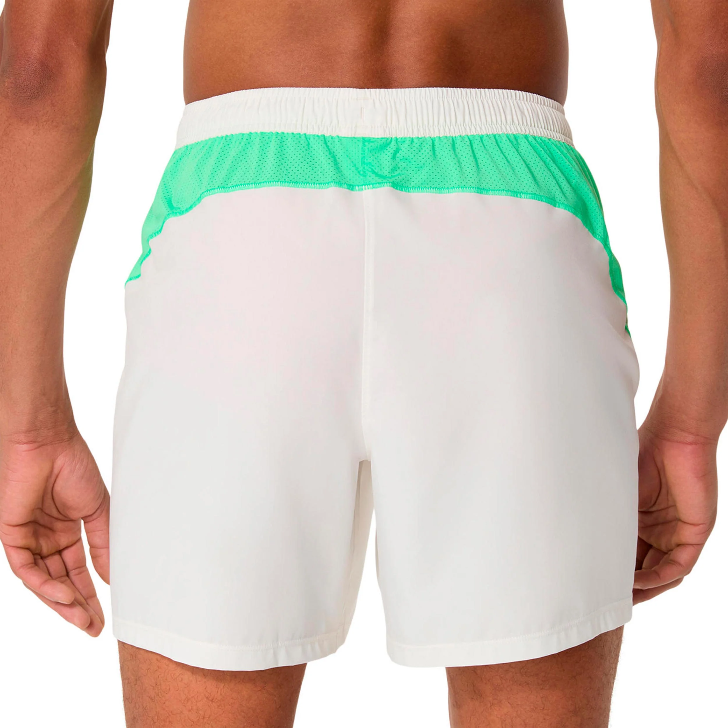 Court 7in Shorts Hombres - crema, verde - Image 3