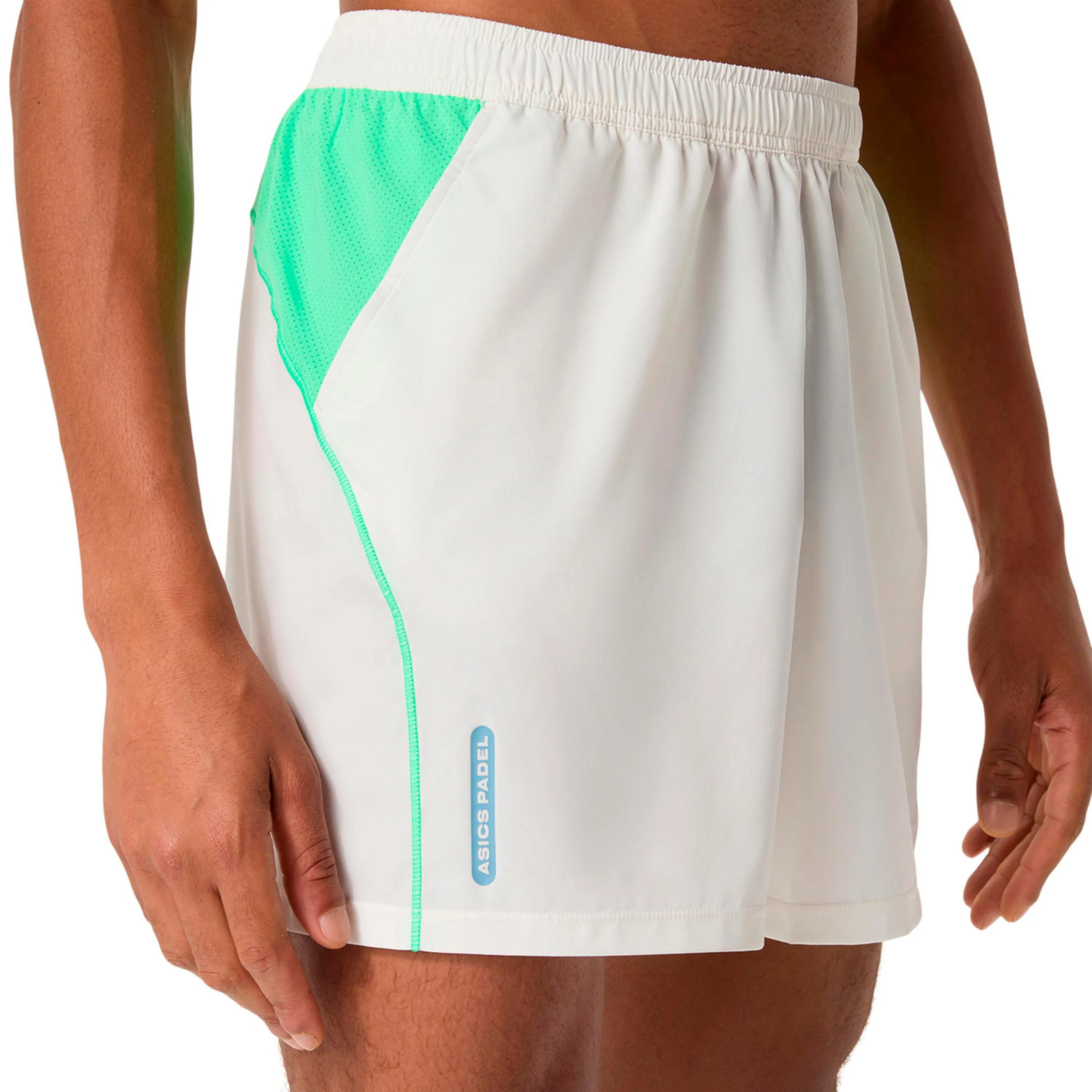 Court 7in Shorts Hombres - crema, verde - Image 4