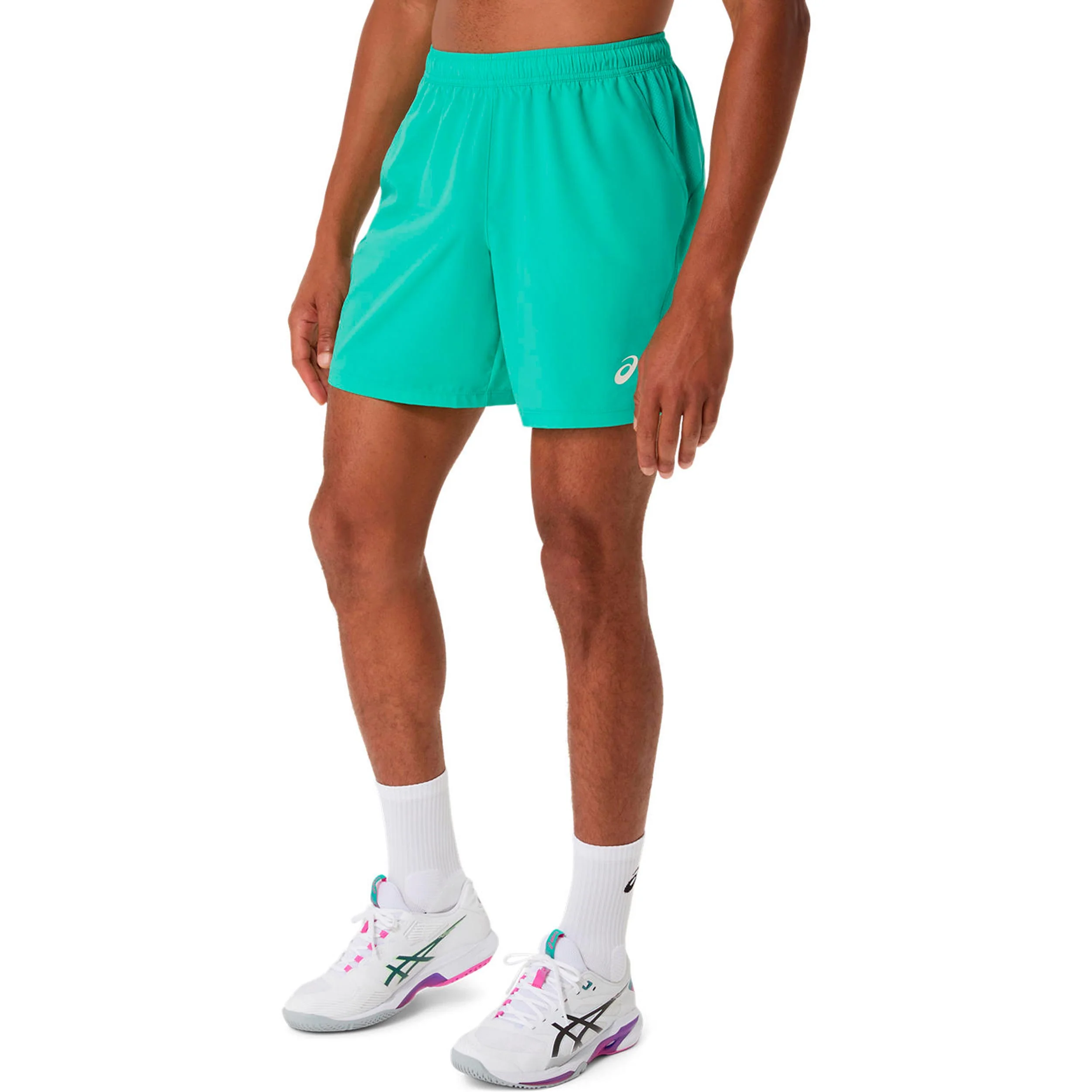 Court 7in Shorts Hombres-verde - Image 3