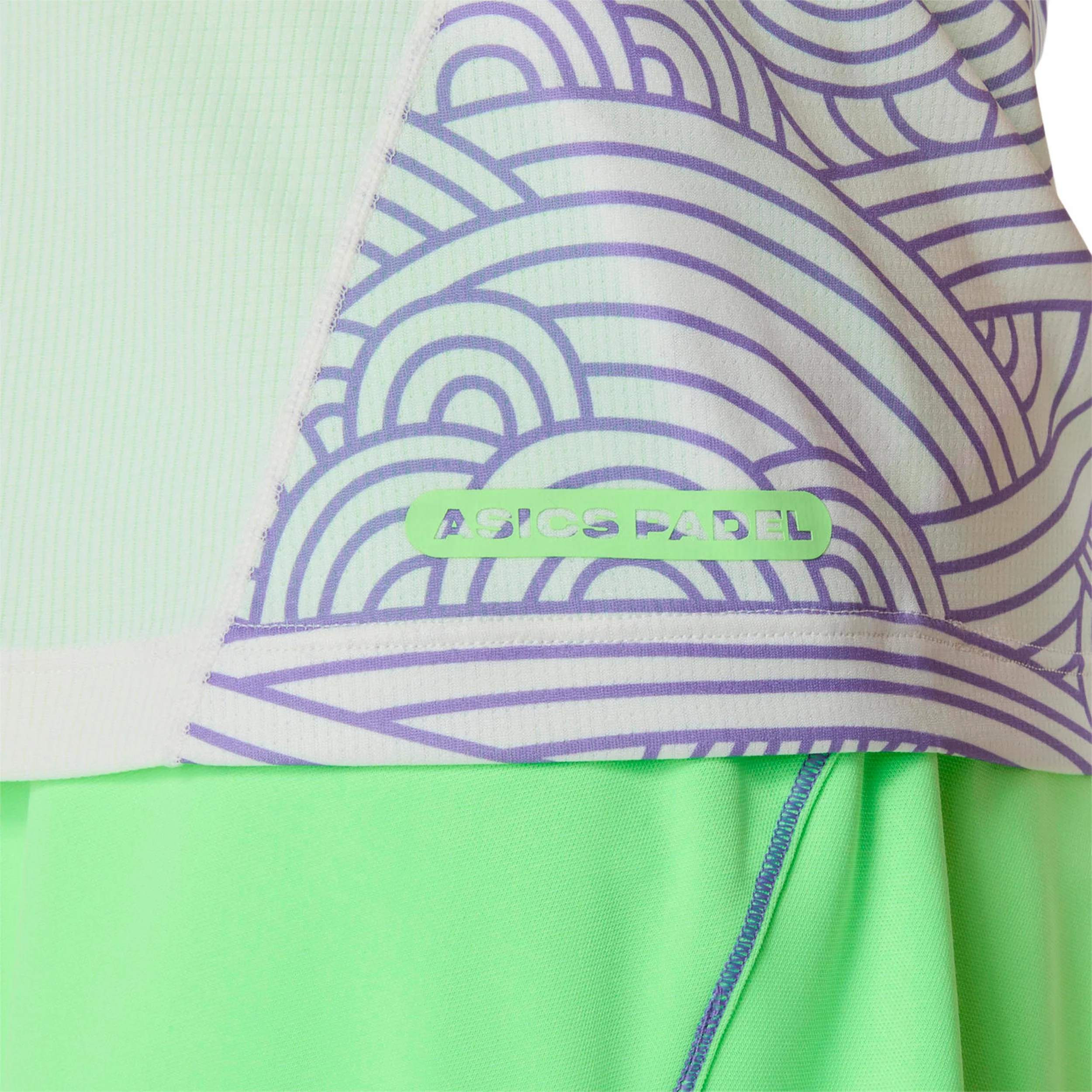 Court All Over Print Camiseta de tirantes Mujeres - crema, azul-gris - Image 6