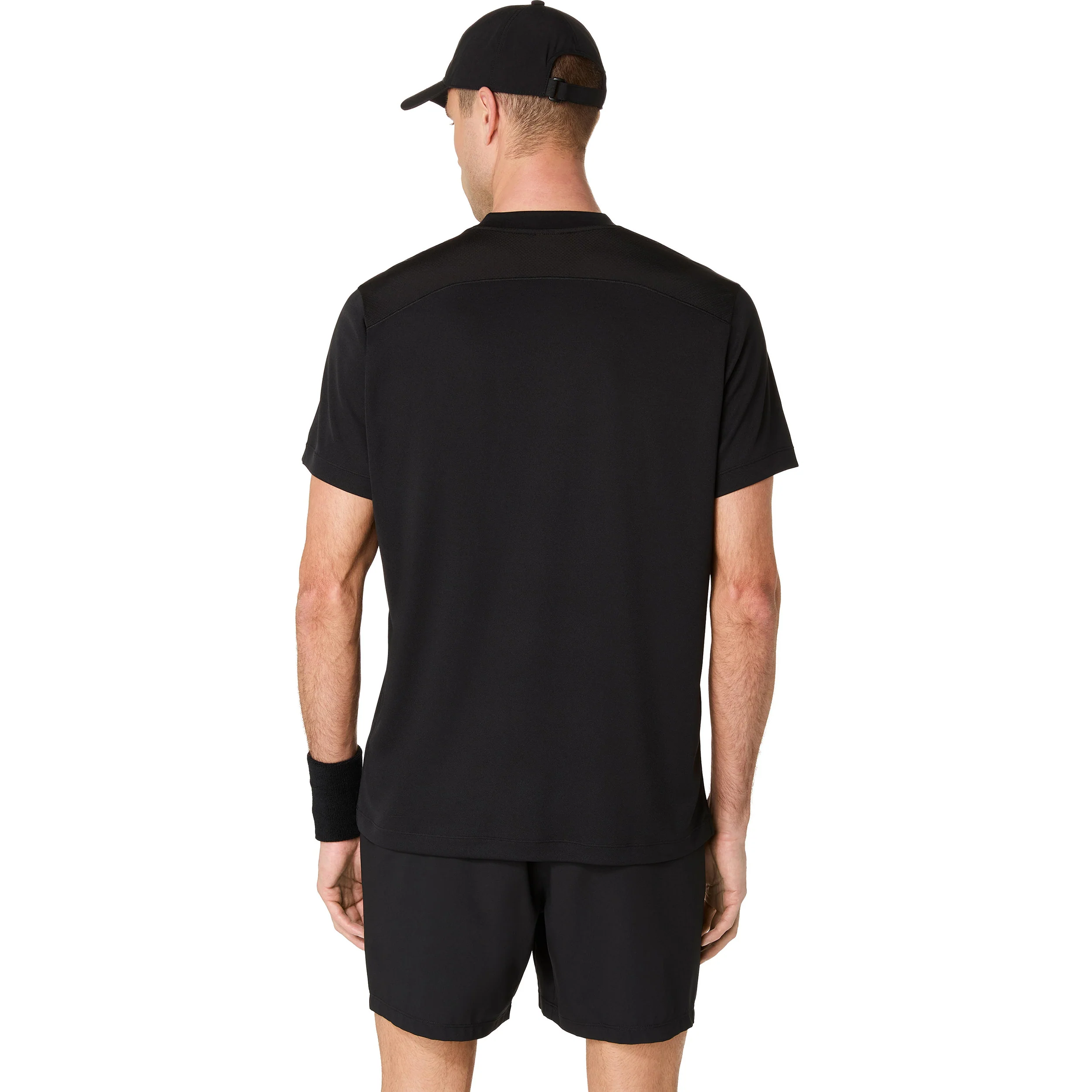 Court Camiseta De Manga Corta Hombres-Negro - Image 2