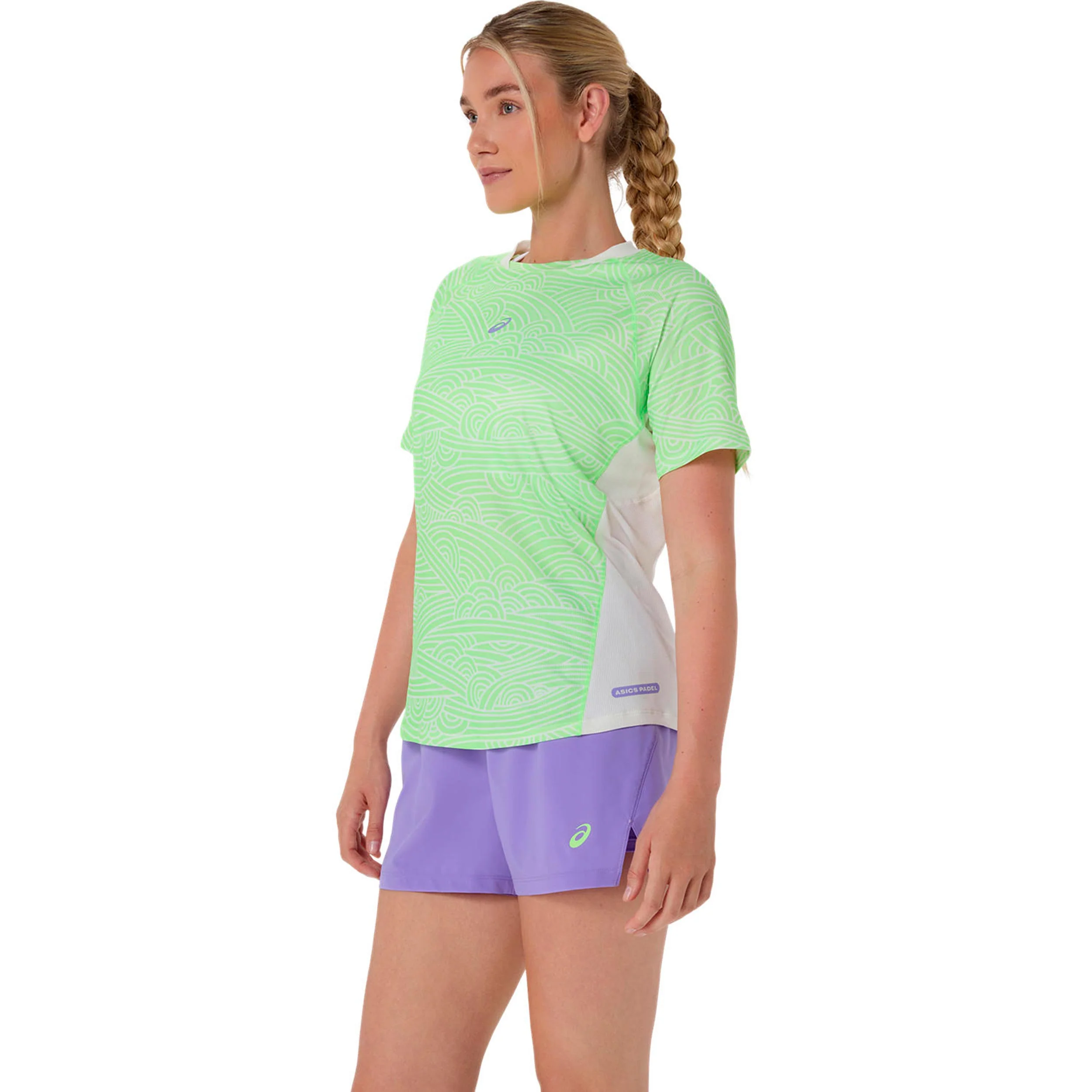 Court Camiseta de manga corta Mujeres - lima, crema - Image 3