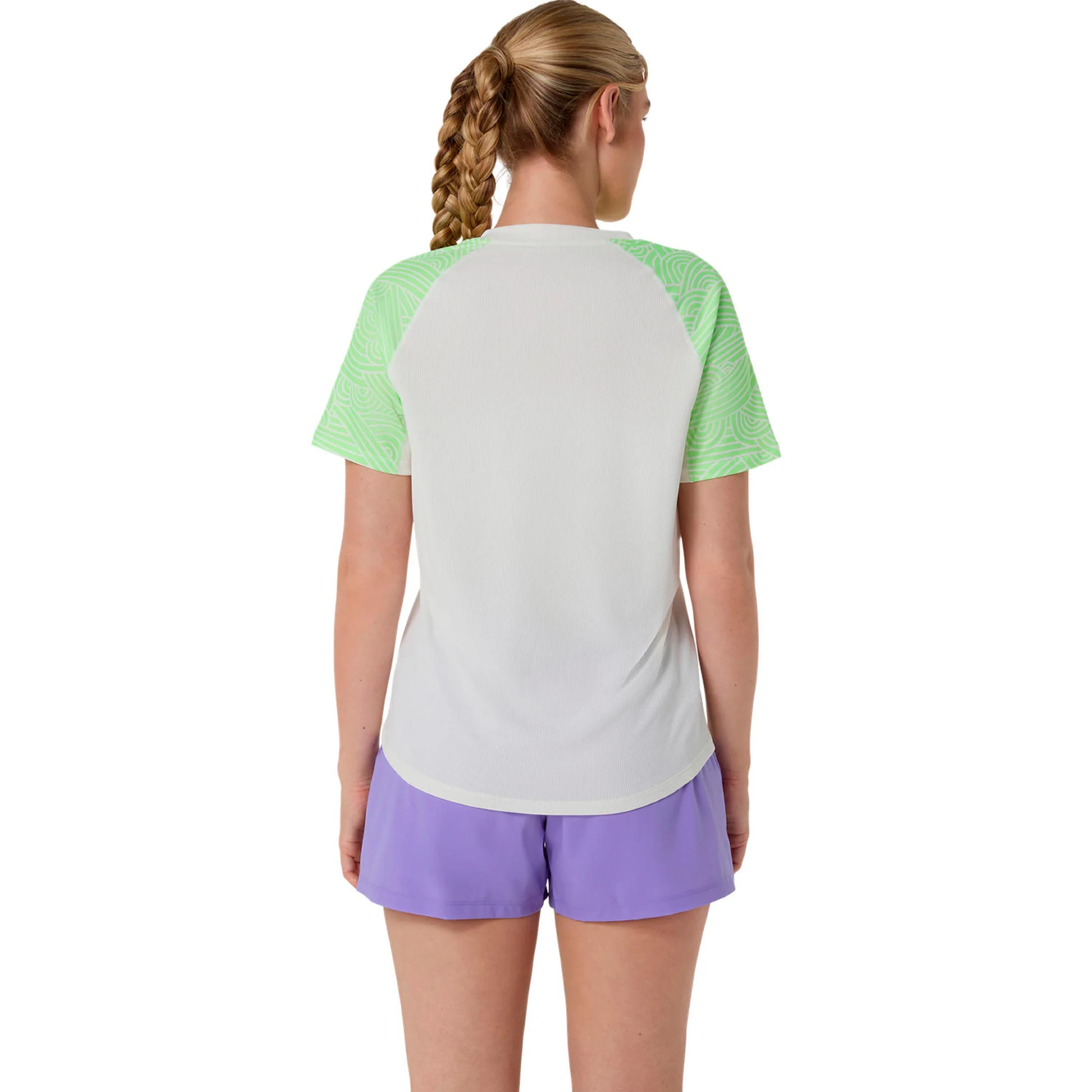 Court Camiseta de manga corta Mujeres - lima, crema - Image 4