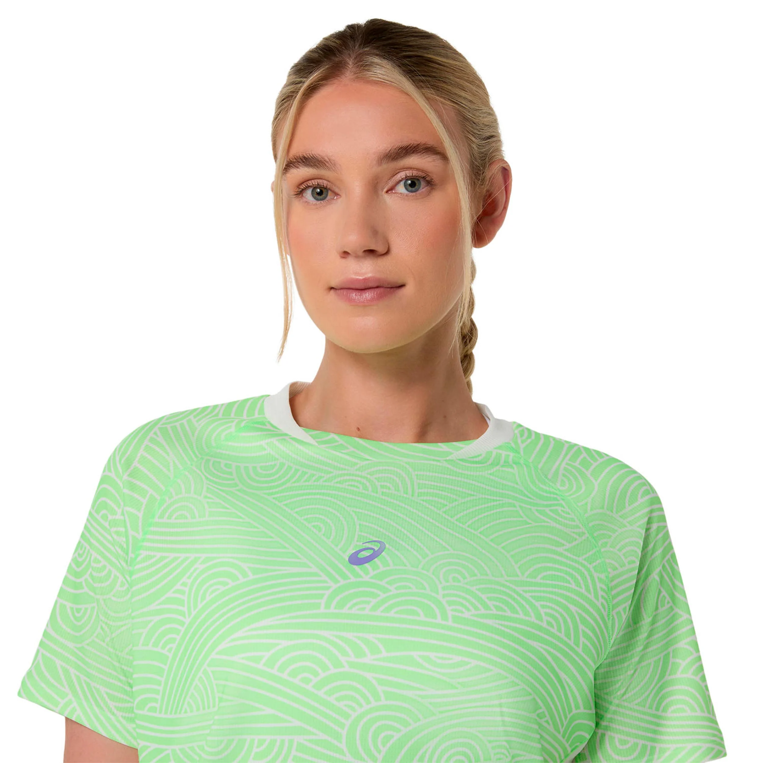 Court Camiseta de manga corta Mujeres - lima, crema - Image 5