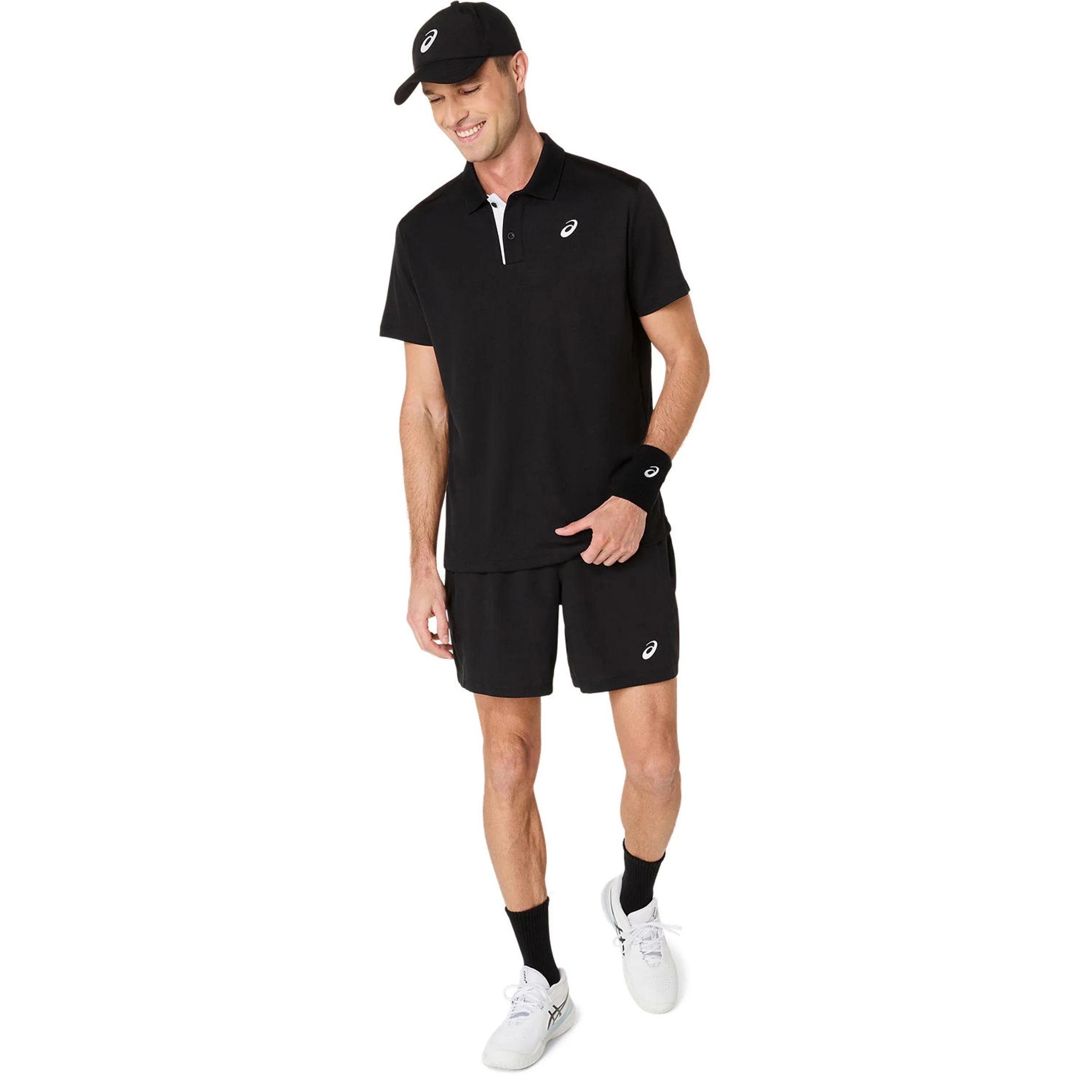 Court Polo Hombres-negro - Image 5