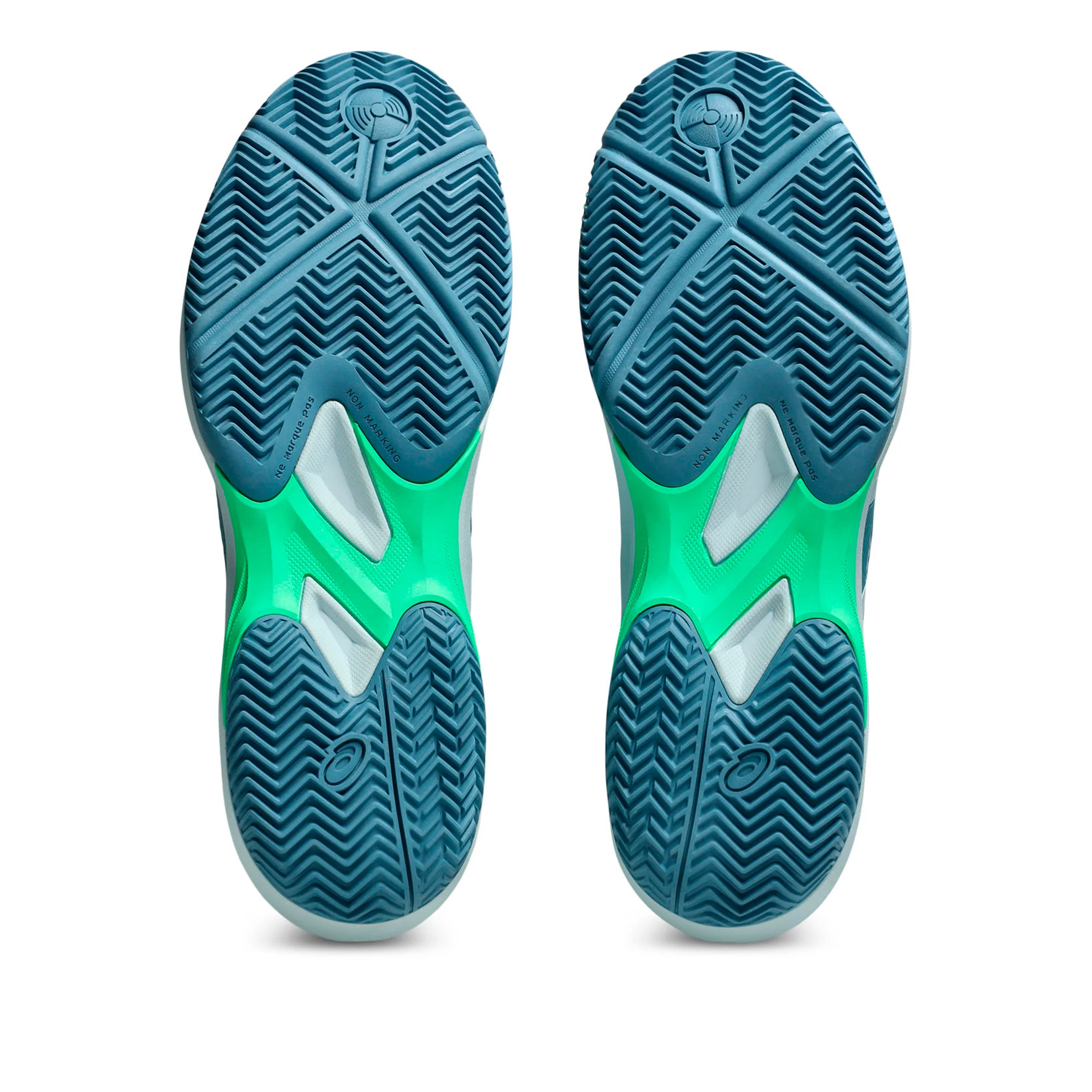 Game FF Zapatilla de pádel Hombres - azul-gris, verde neón - Image 4